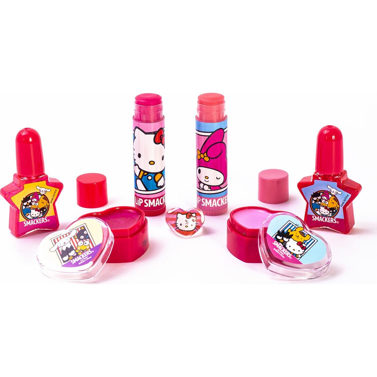 Tote de Maquillaje Hello Kitty con Esmaltes y Balsamos