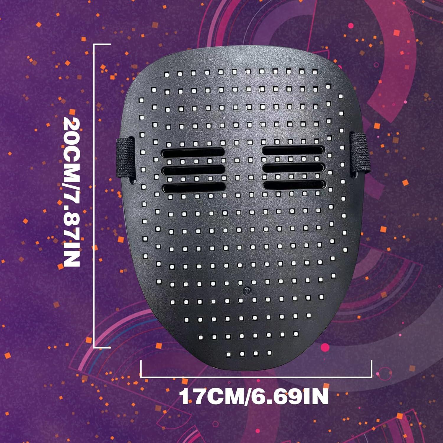 Máscara LED Transformadora COOLGUARDER con Detección de Gestos