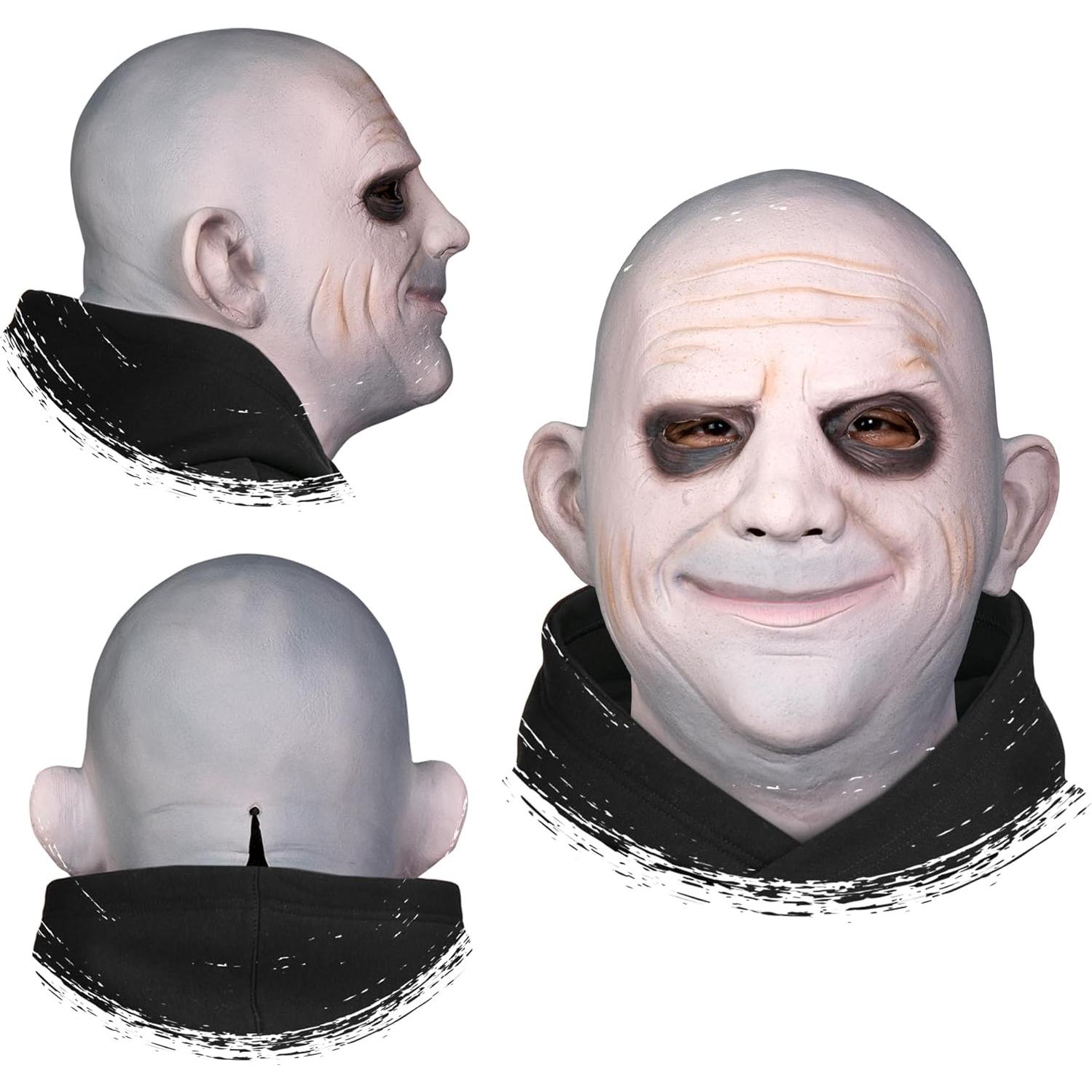 Máscara de Halloween Tío Raro Enigmático Zadin - Silicona y Látex