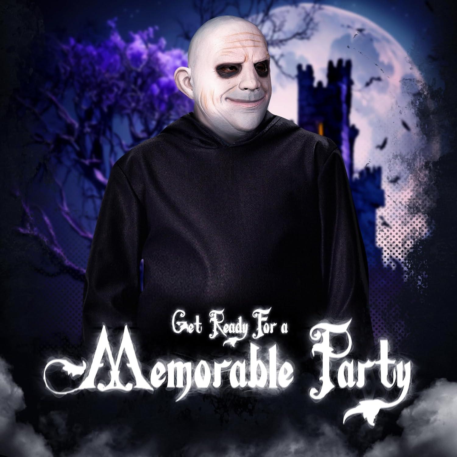 Máscara de Halloween Tío Raro Enigmático Zadin - Silicona y Látex