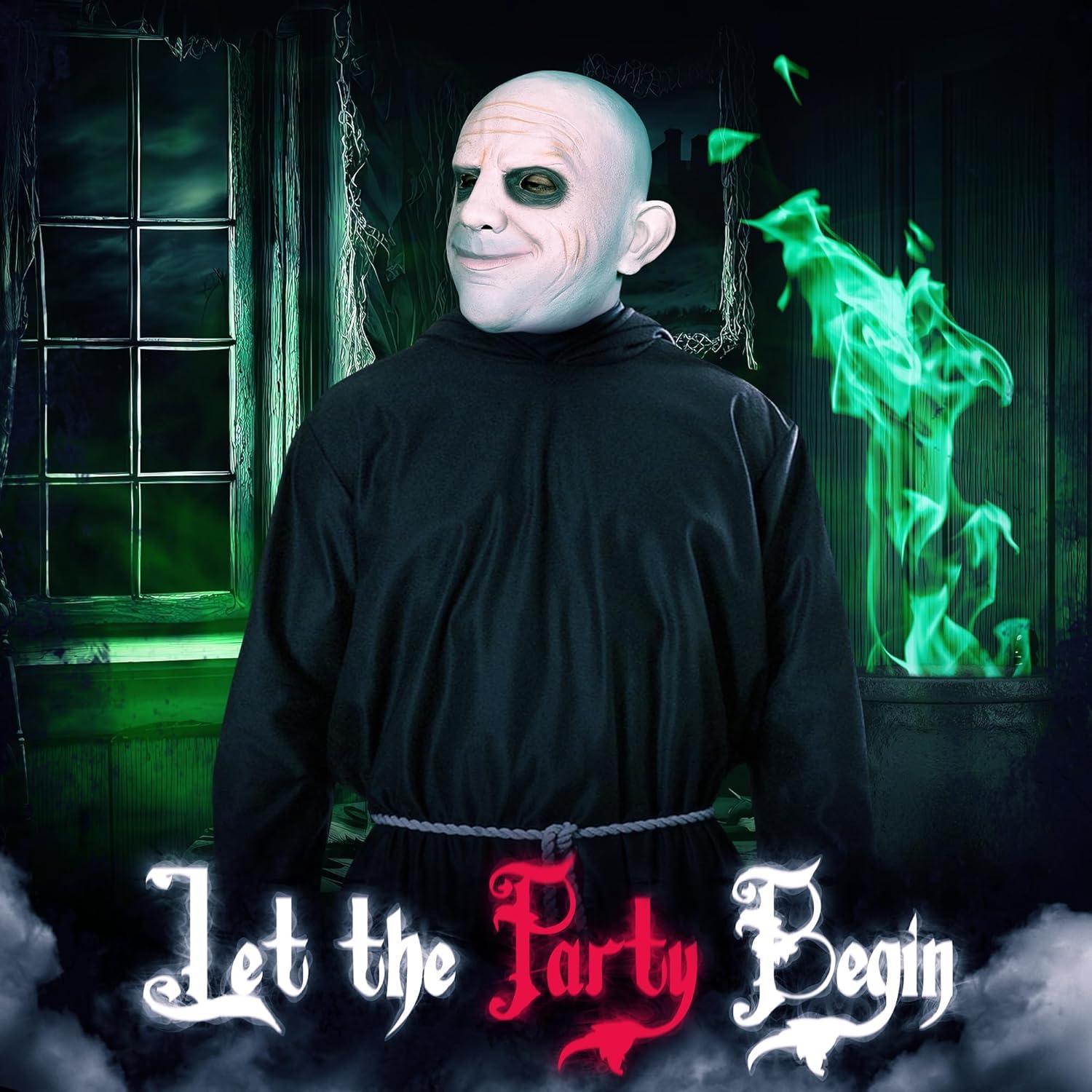 Máscara de Halloween Tío Raro Enigmático Zadin - Silicona y Látex