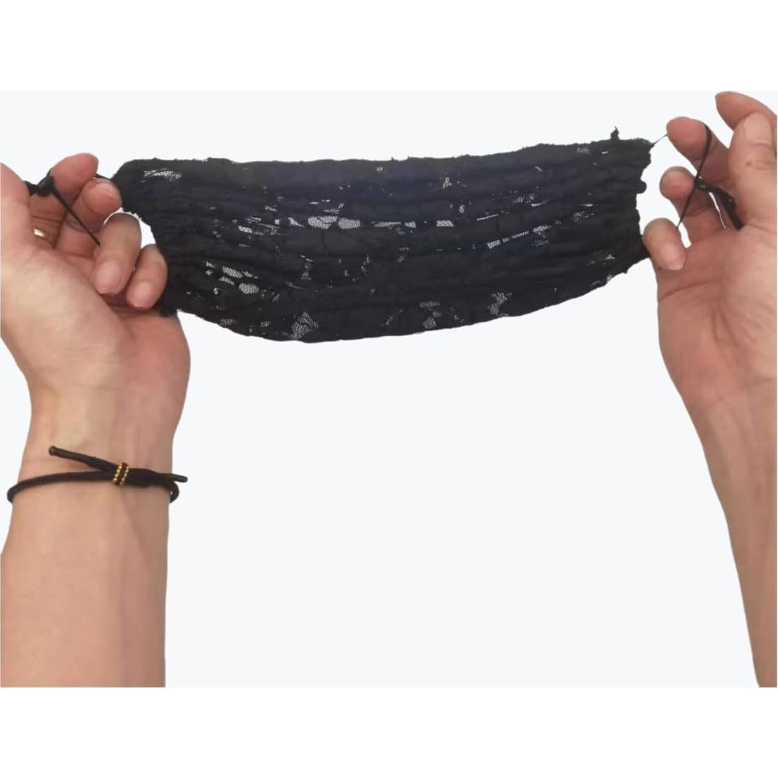 Máscara de Encaje Negra para Mujeres - Accesorio de Fiesta