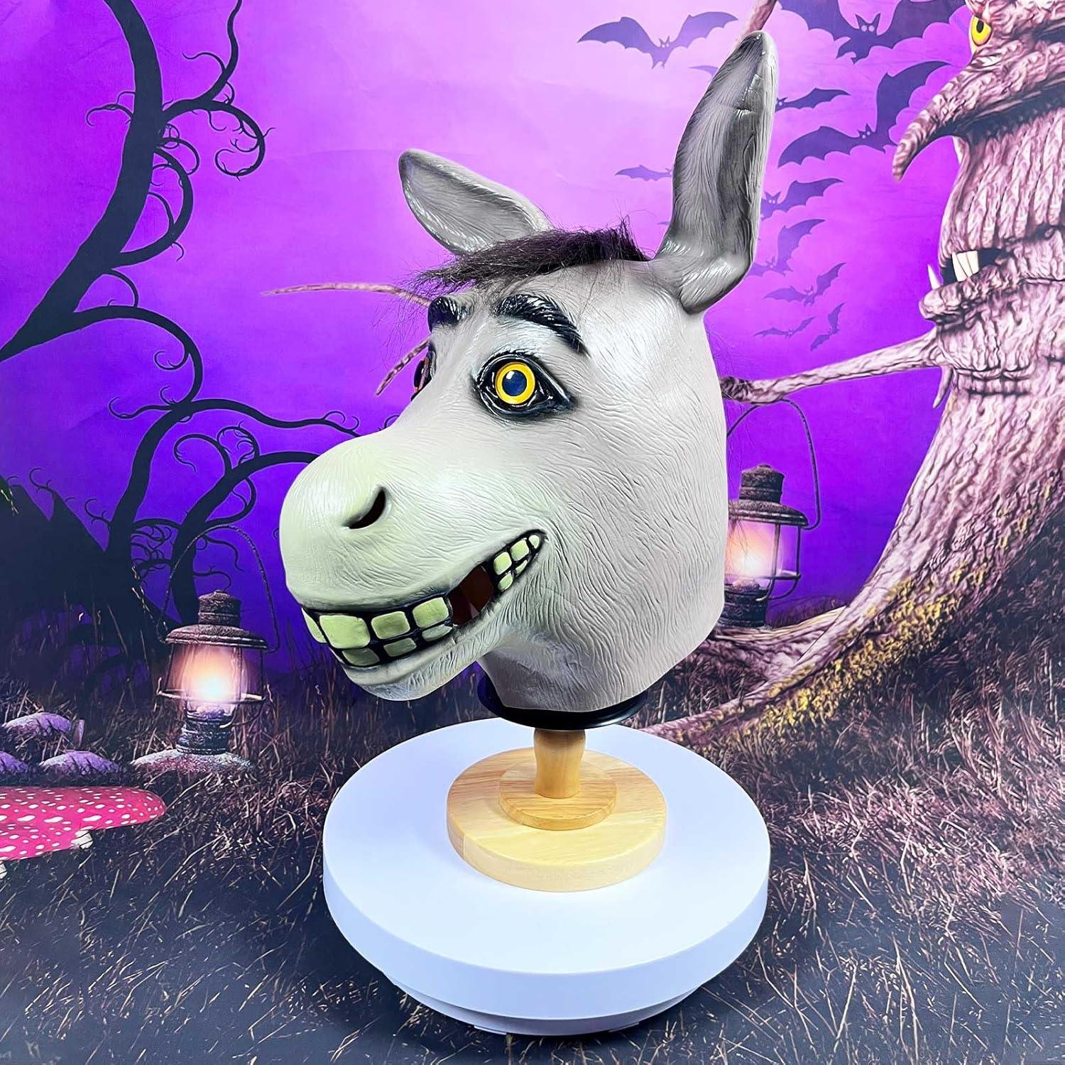 Máscara de Burro de Láttex para Disfraces Adultos Carnaval