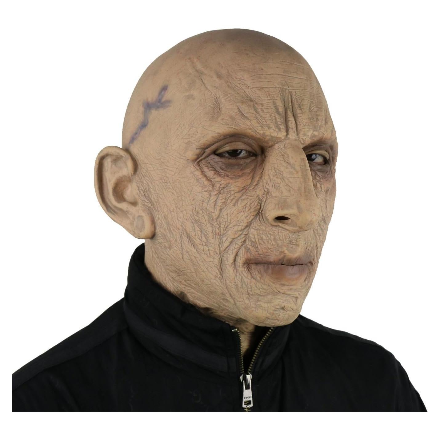 Máscara Realista de Hombre Mayor de Láttex FantasyParty