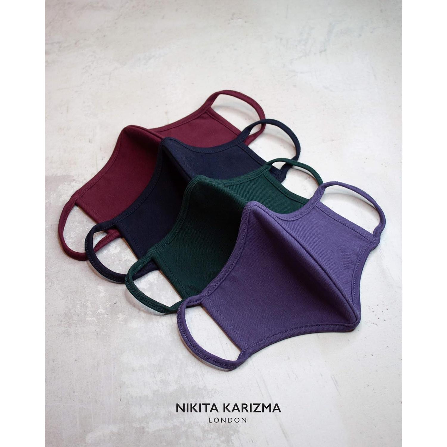 Mascarillas Faciales Lavables Karizma - Paquete de 4 Tonos Joyas