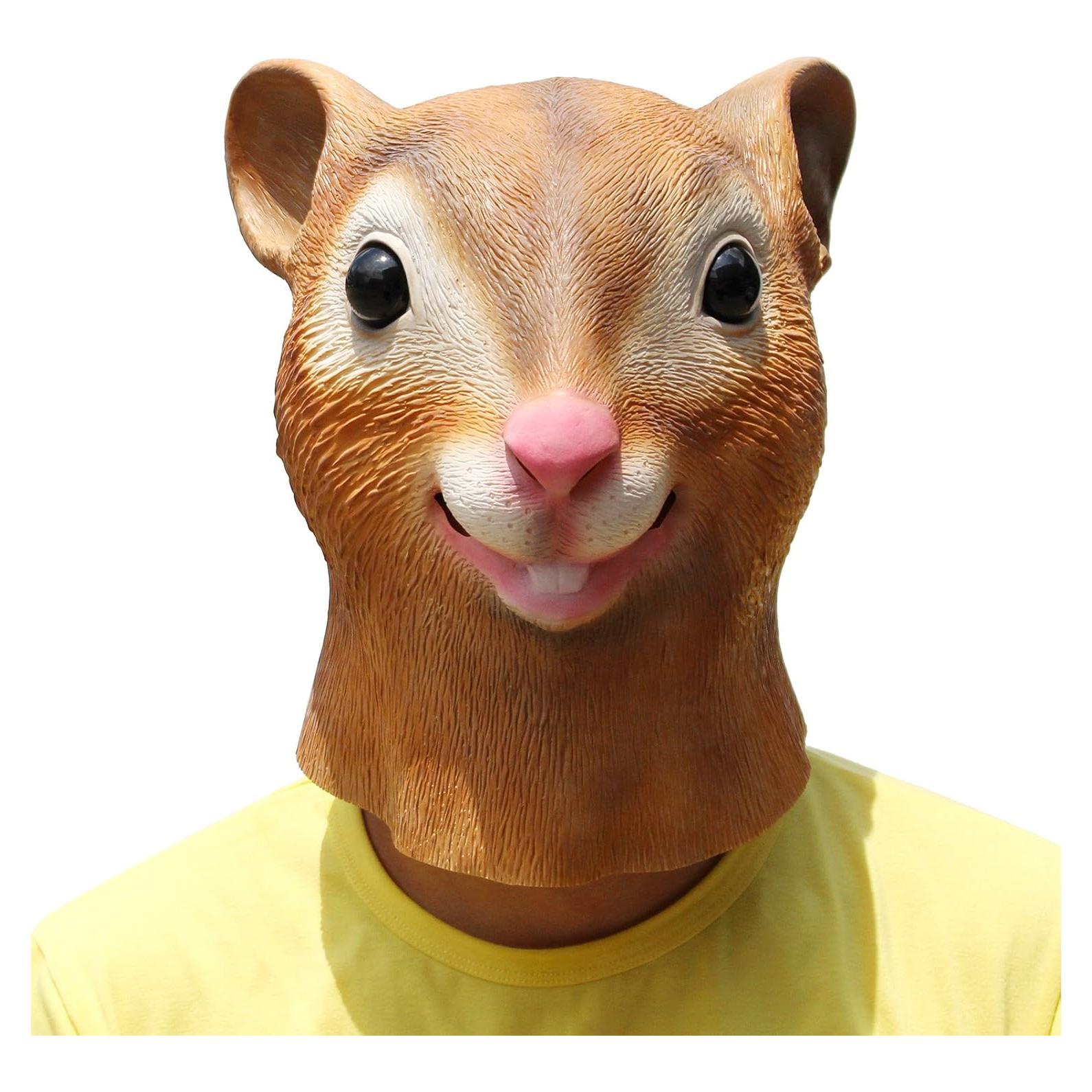 Máscara de Ardilla PartyHop de Láttex para Halloween