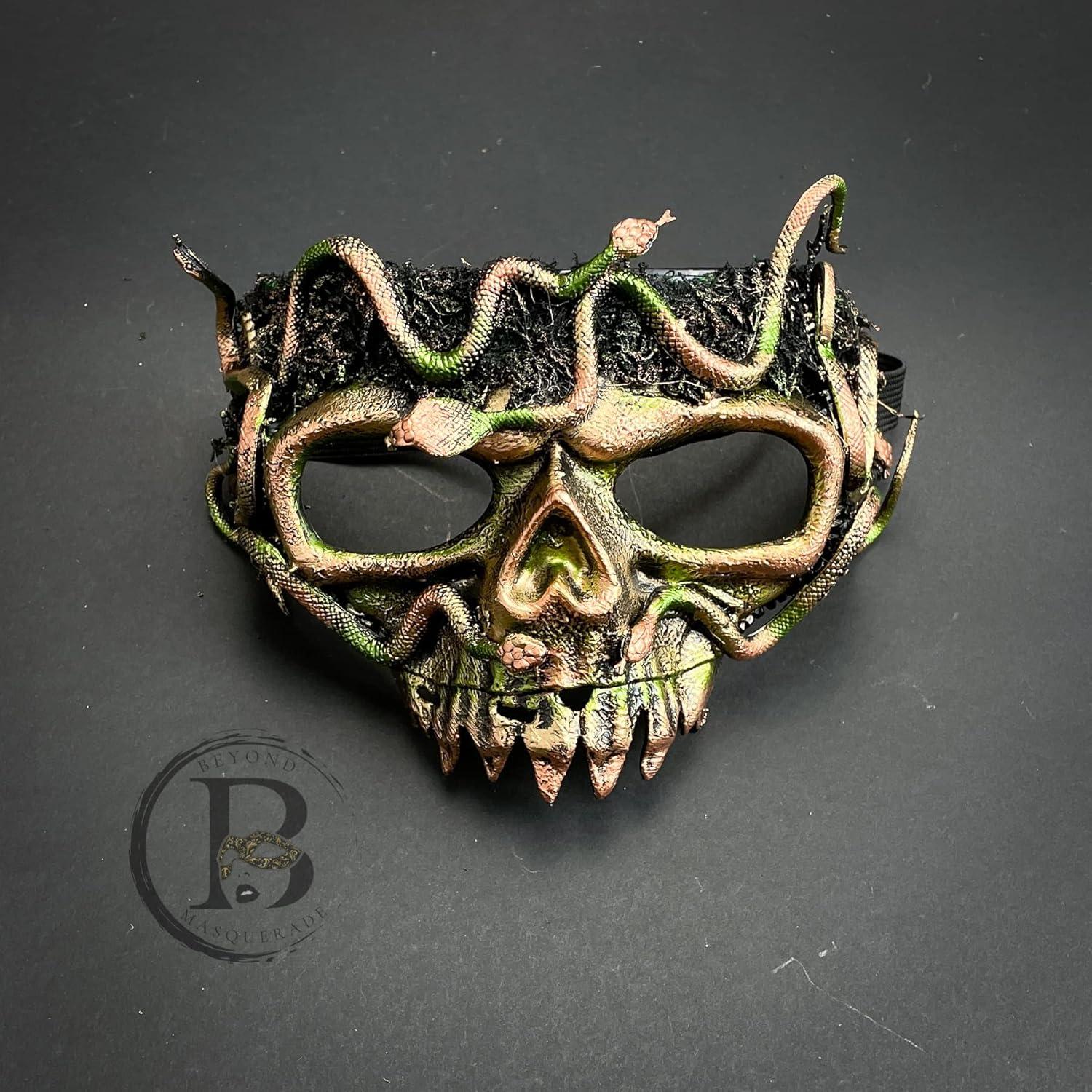 Máscara de Mascarada Calavera Oro Beyond para Halloween