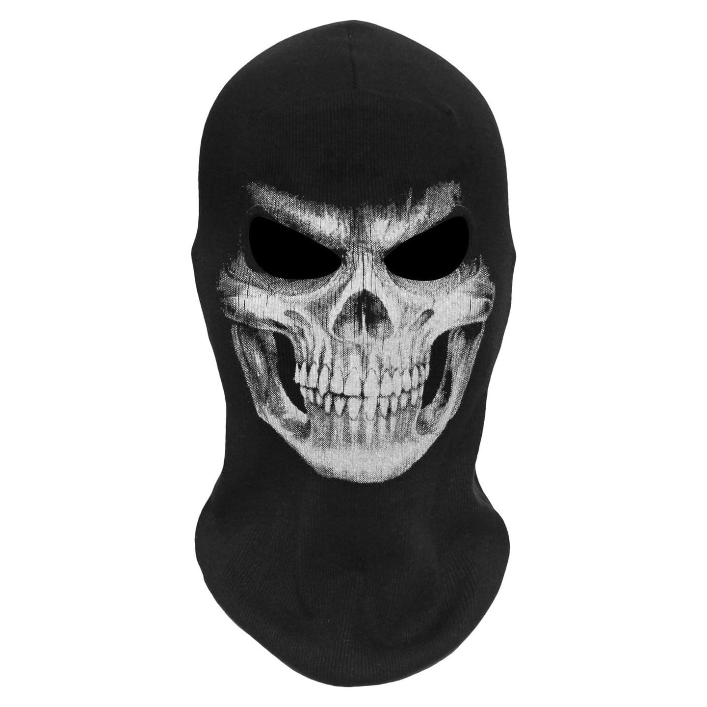 Máscara de Esqueleto WTACTFUL para Disfraz de Halloween