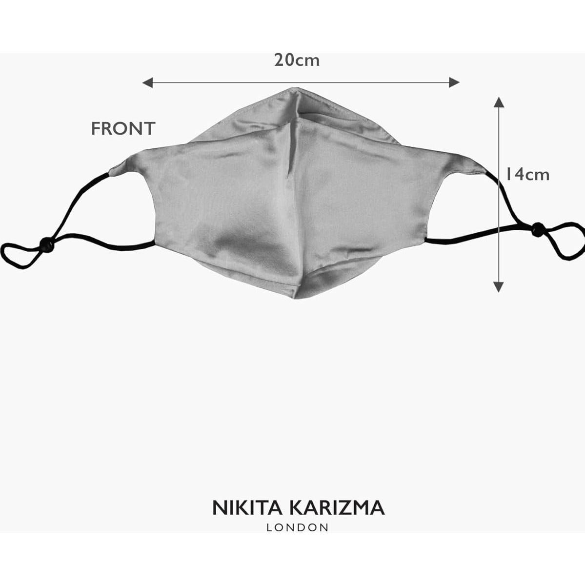 Mascarilla de Seda KARIZMA 90210 Gris - Lavable y Reutilizable