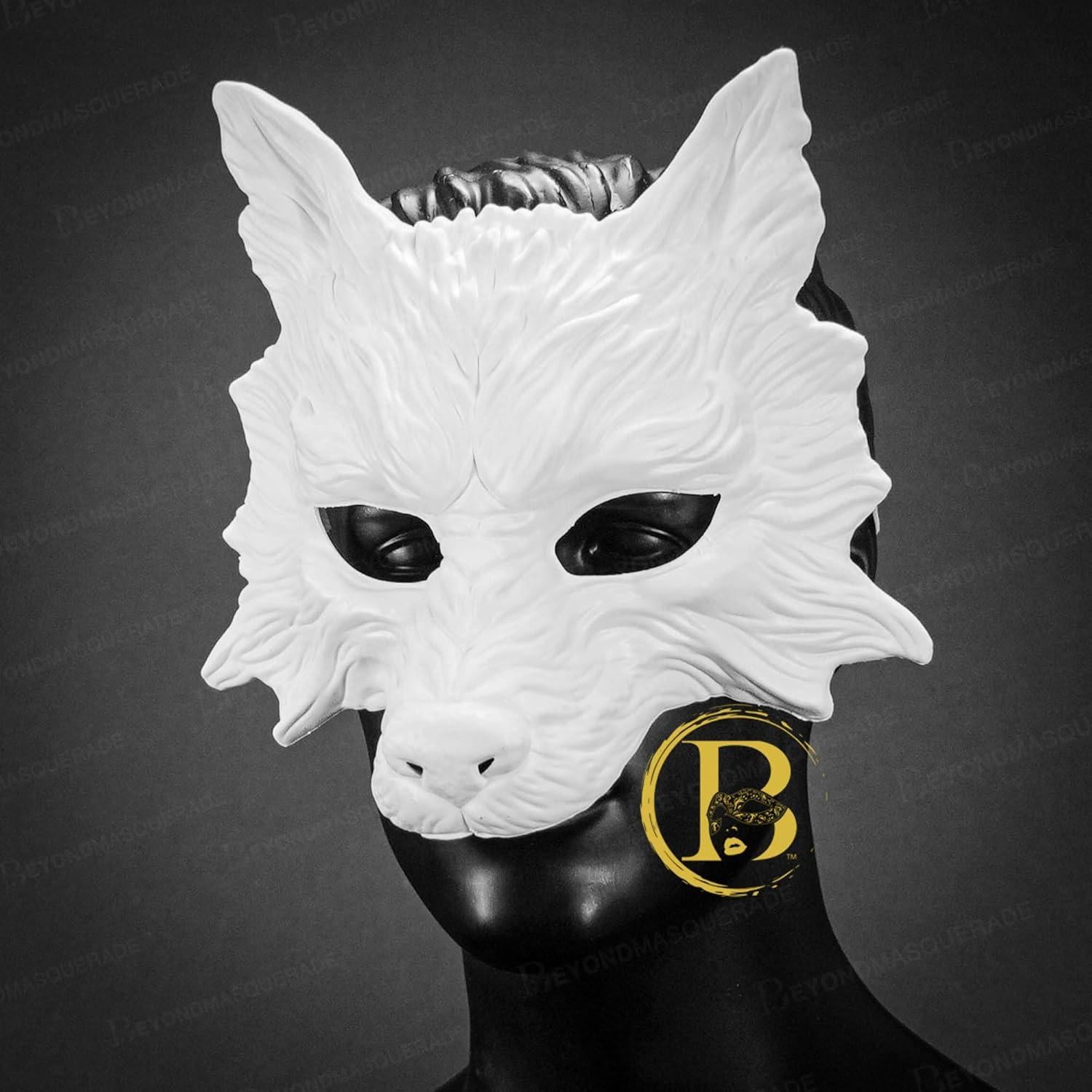 Máscara de Lobo Halloween Unisex Adulto - Máscaras Más Allá