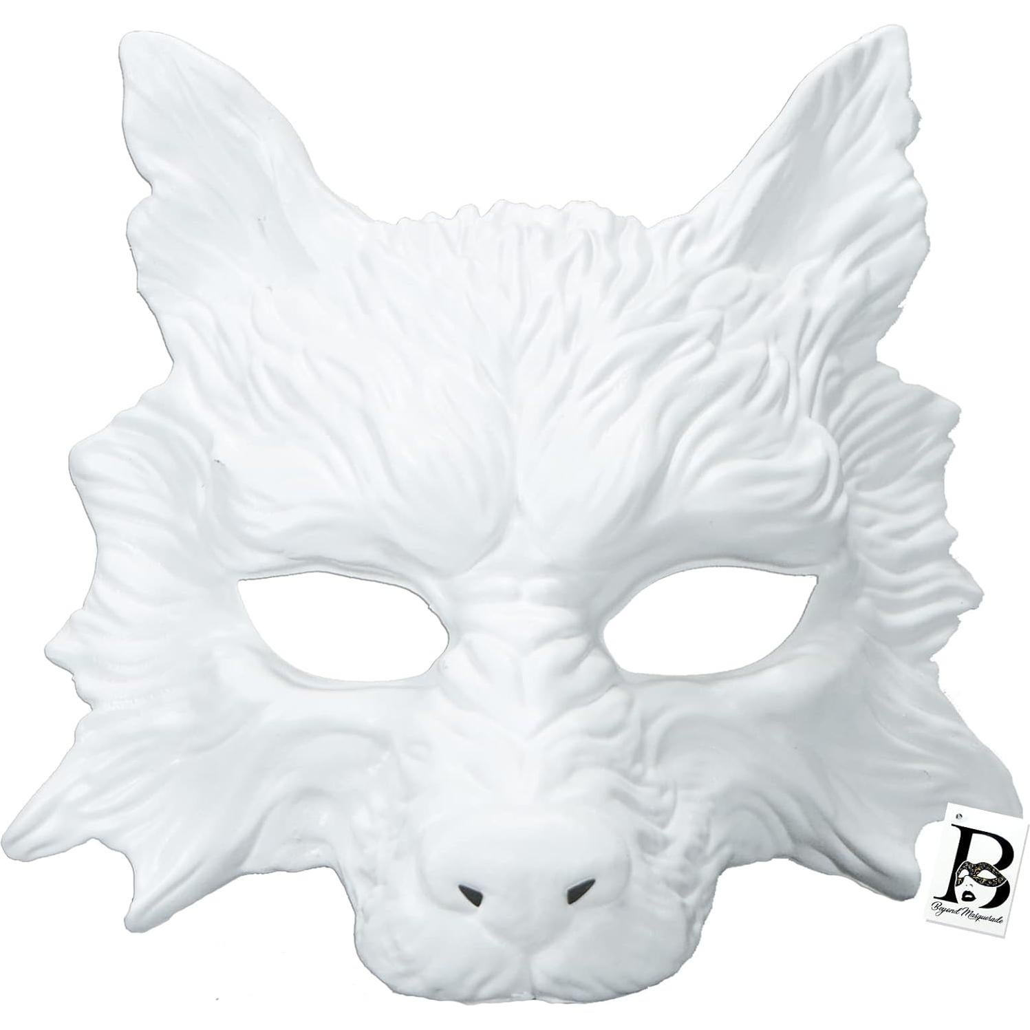 Máscara de Lobo Halloween Unisex Adulto - Máscaras Más Allá