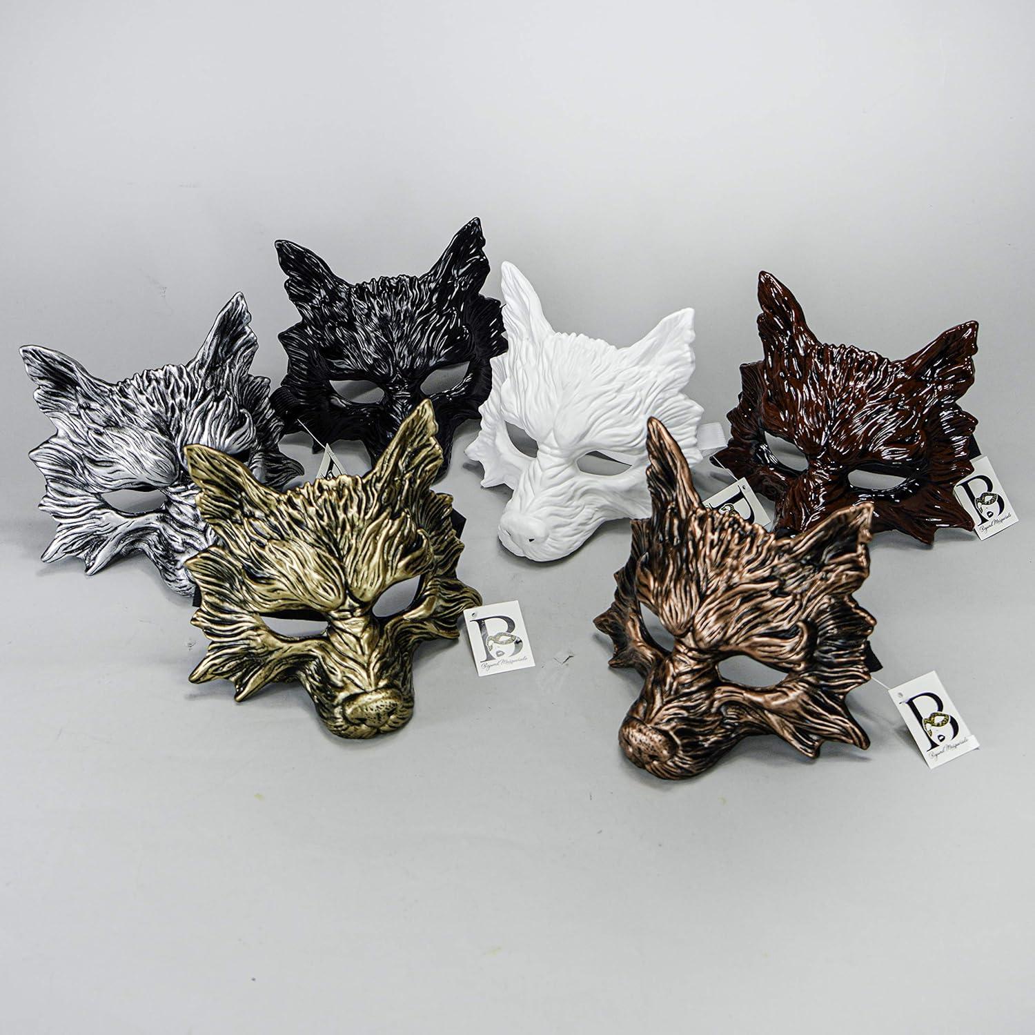 Máscara de Lobo Halloween Unisex Adulto - Máscaras Más Allá