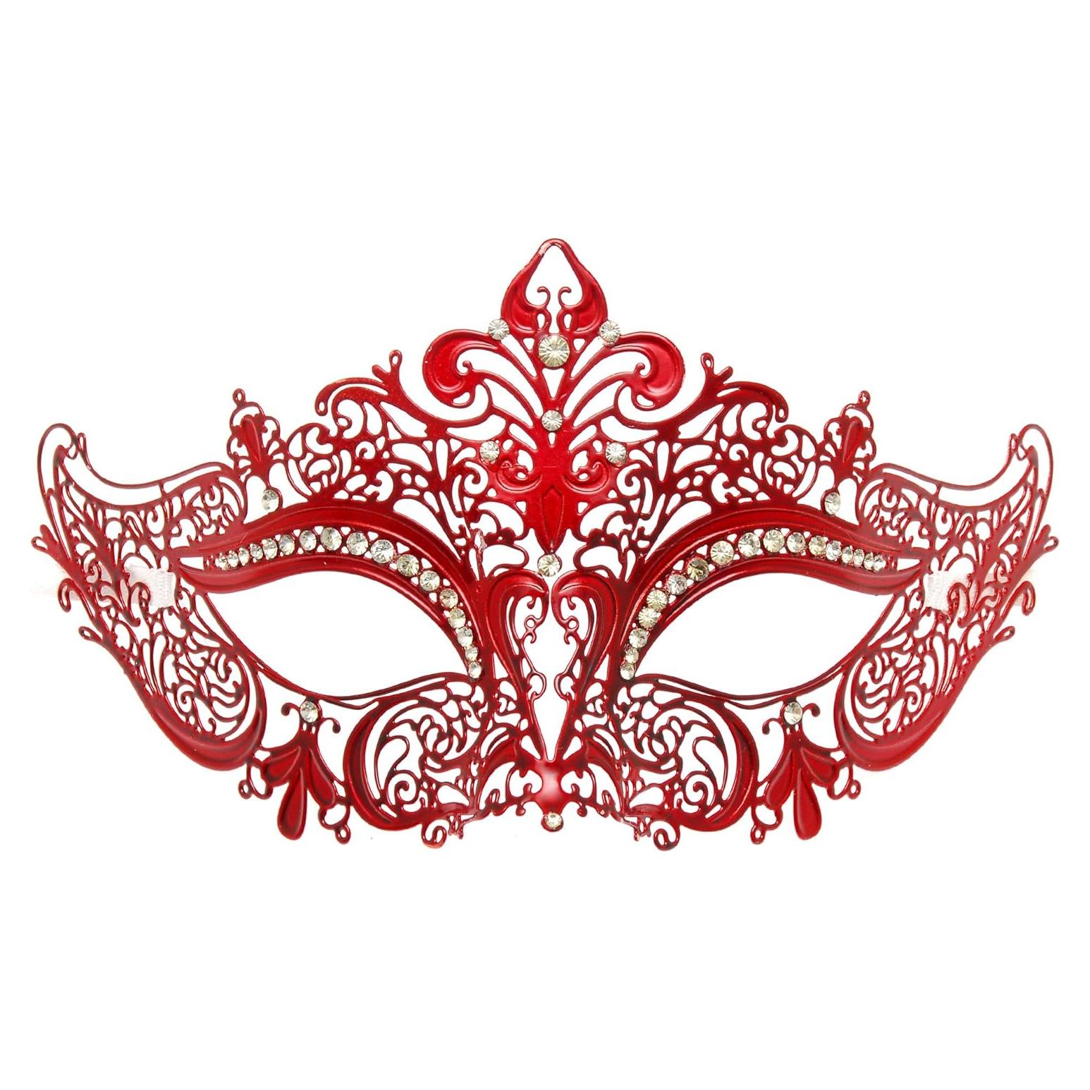 Máscara de Baile para Mujeres Beyond Masquerade Rojo