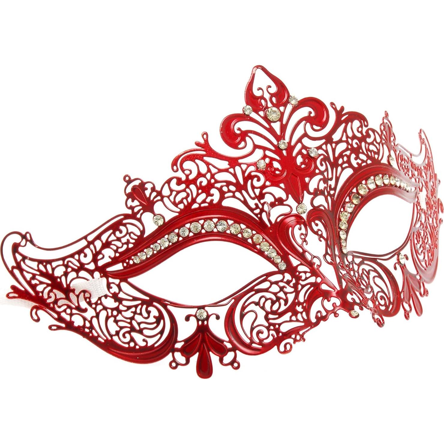 Máscara de Baile para Mujeres Beyond Masquerade Rojo