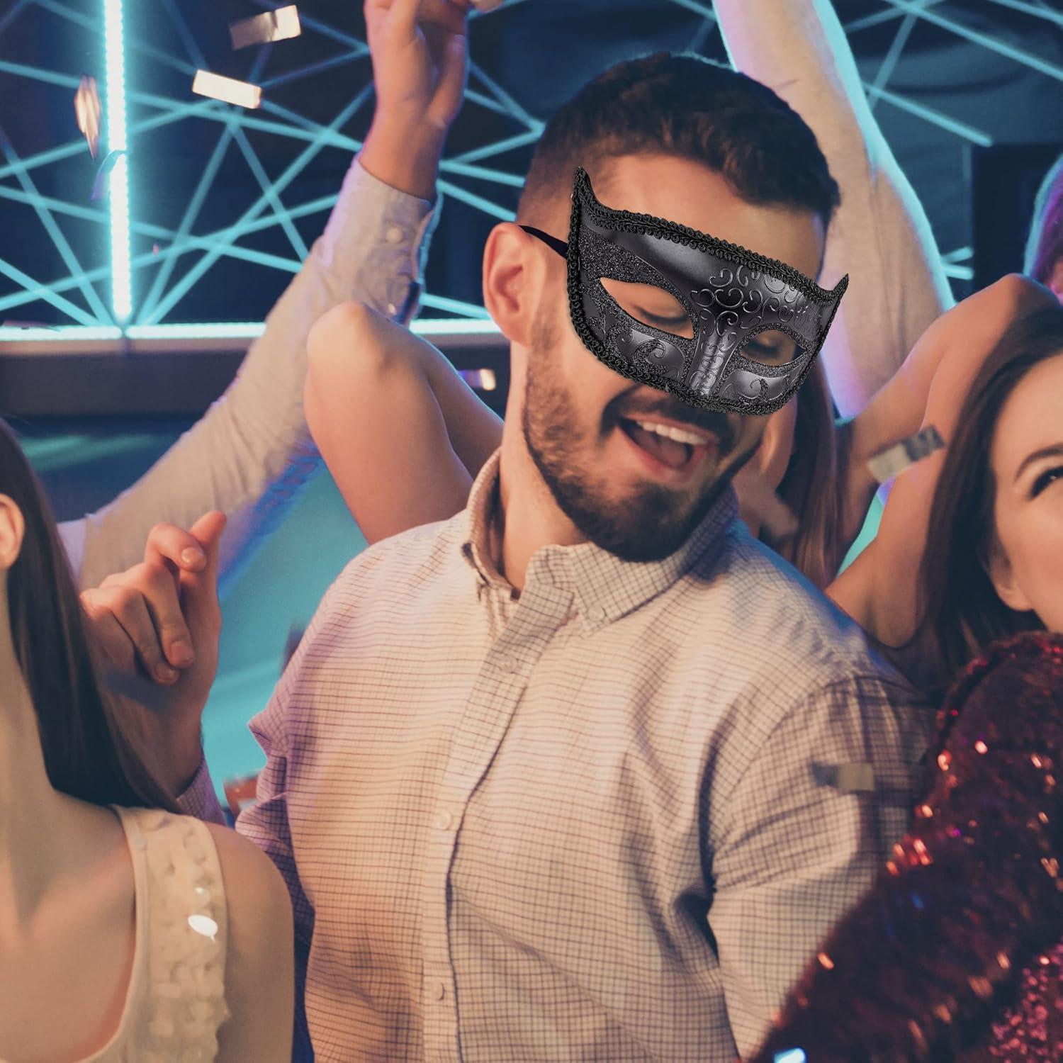 Conjunto de Máscaras de Fiesta SIQUK para Parejas - Plástico