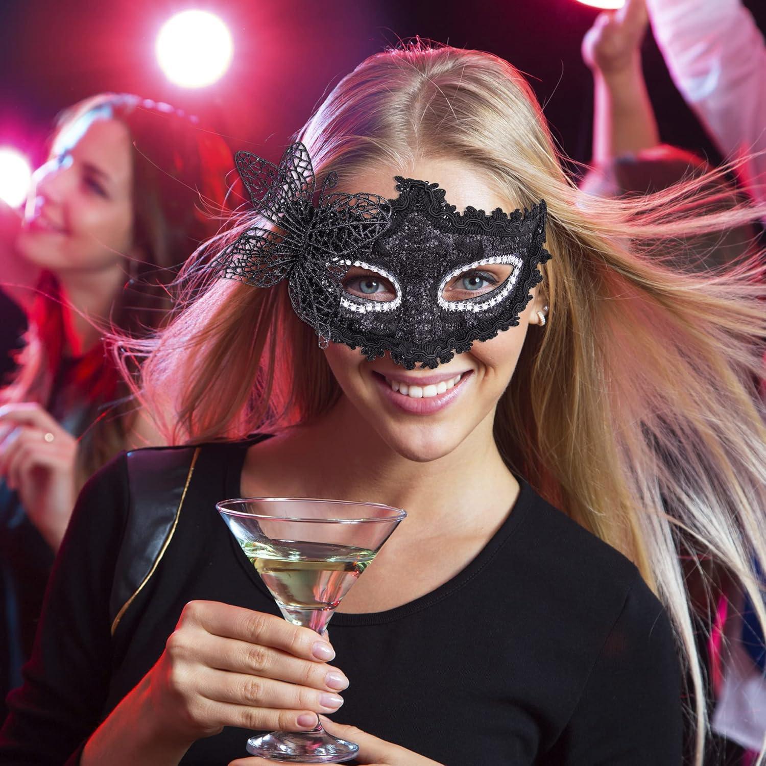 Conjunto de Máscaras de Fiesta SIQUK para Parejas - Plástico