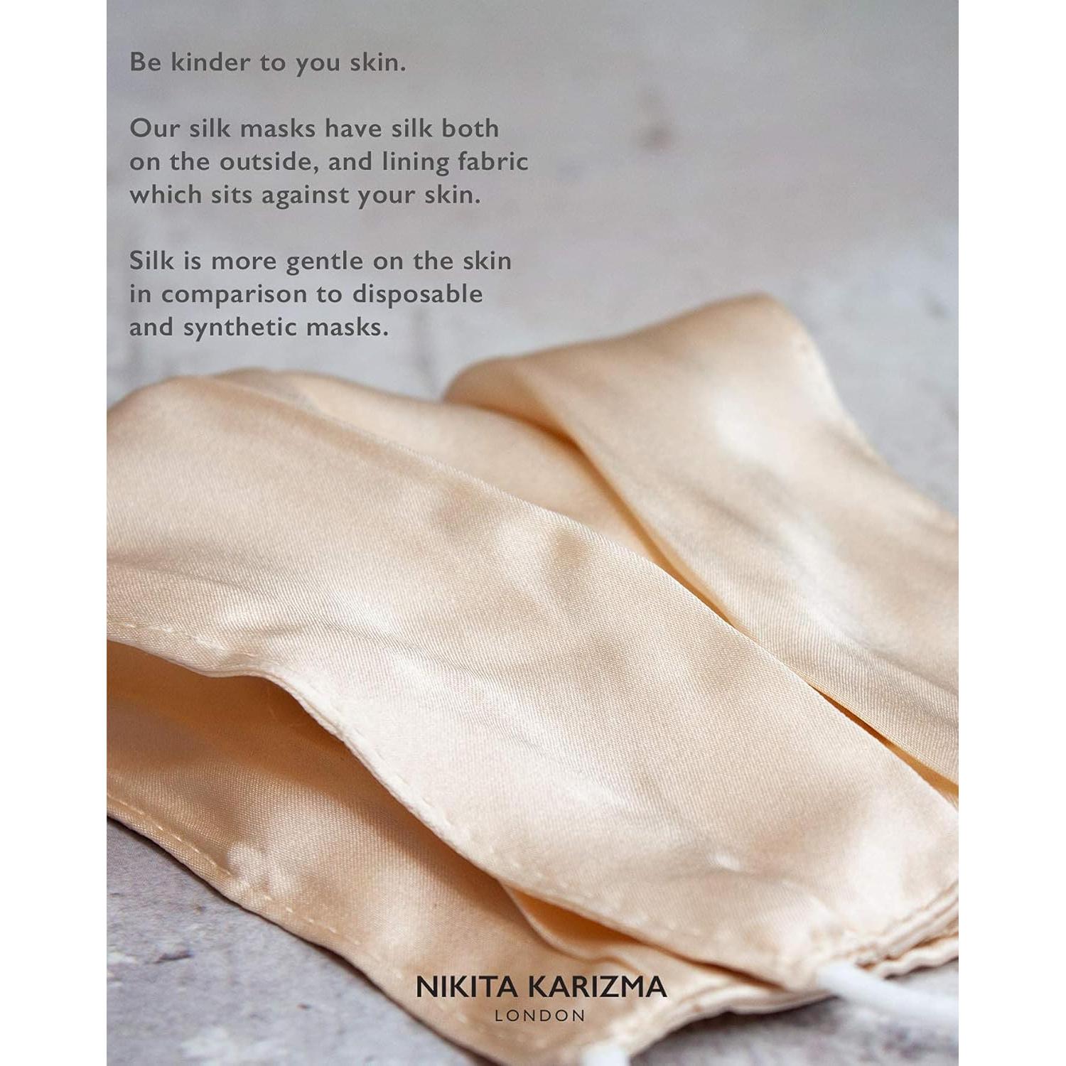 Mascarilla de Seda KARIZMA Beverly Hills Champagne Reutilizable