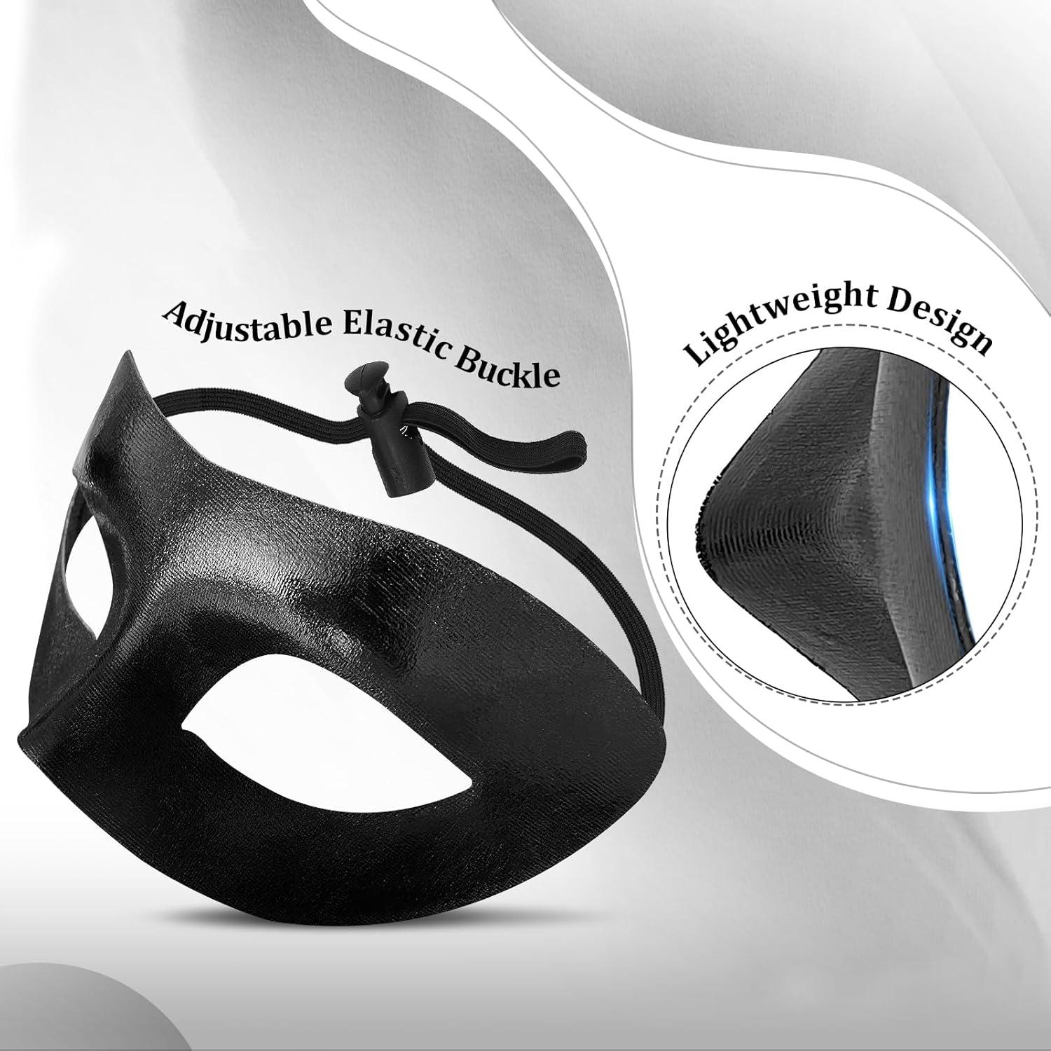 Máscara de Carnaval Exlinonline Elástica para Adultos - Diseño Elegante