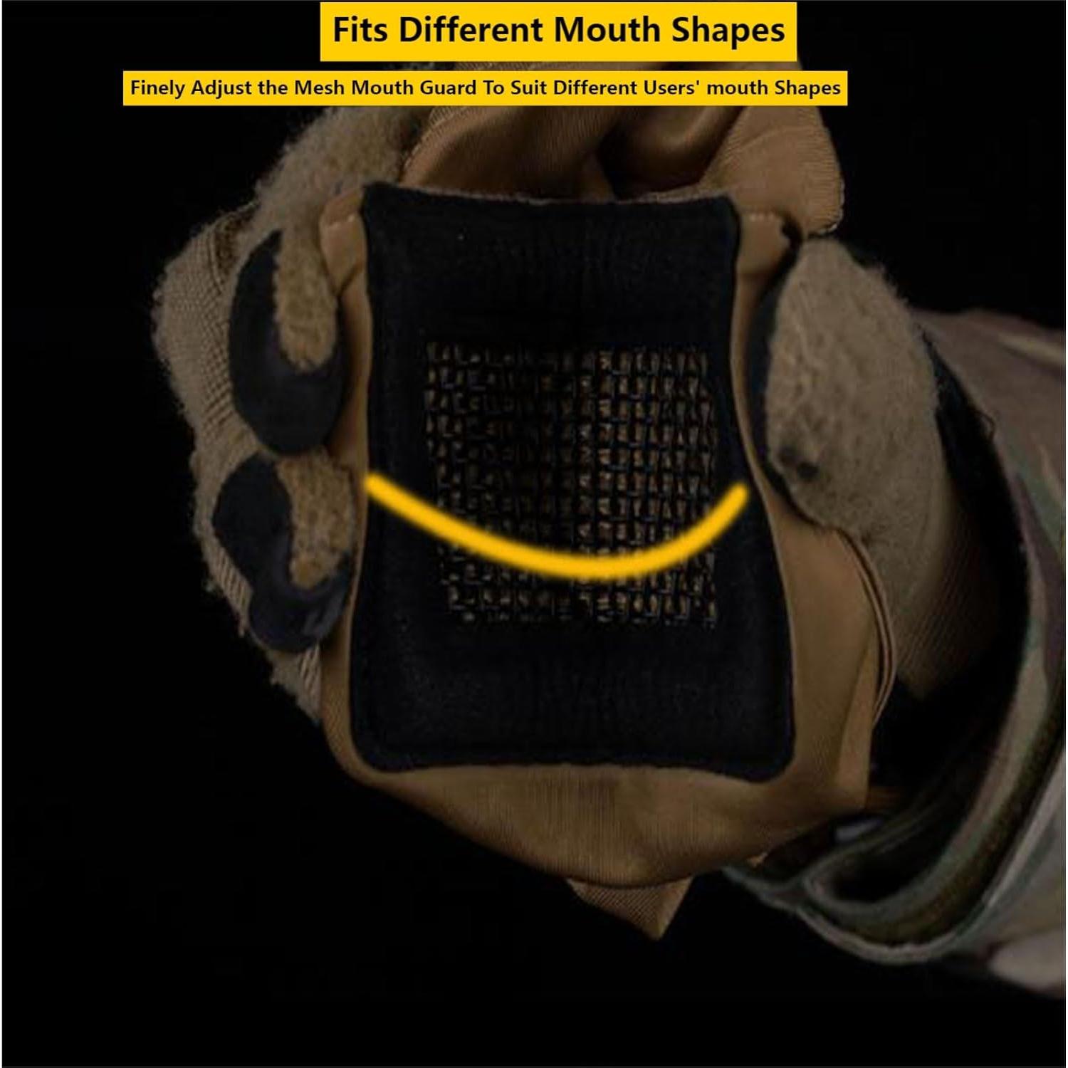 Máscara Balaclava Táctica CMAIR4U MA-205 con Protector Bucal