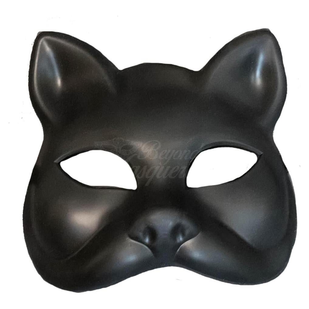 Máscara de Gato Negra Beyond Masquerade para Halloween