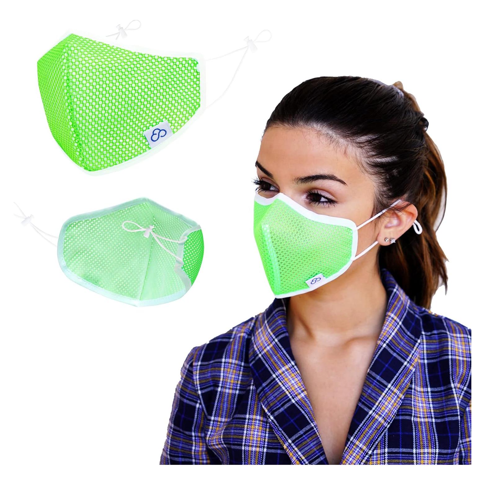 Máscara Facial Deportiva Cloud Airflow Malla para Adulto Pequeño