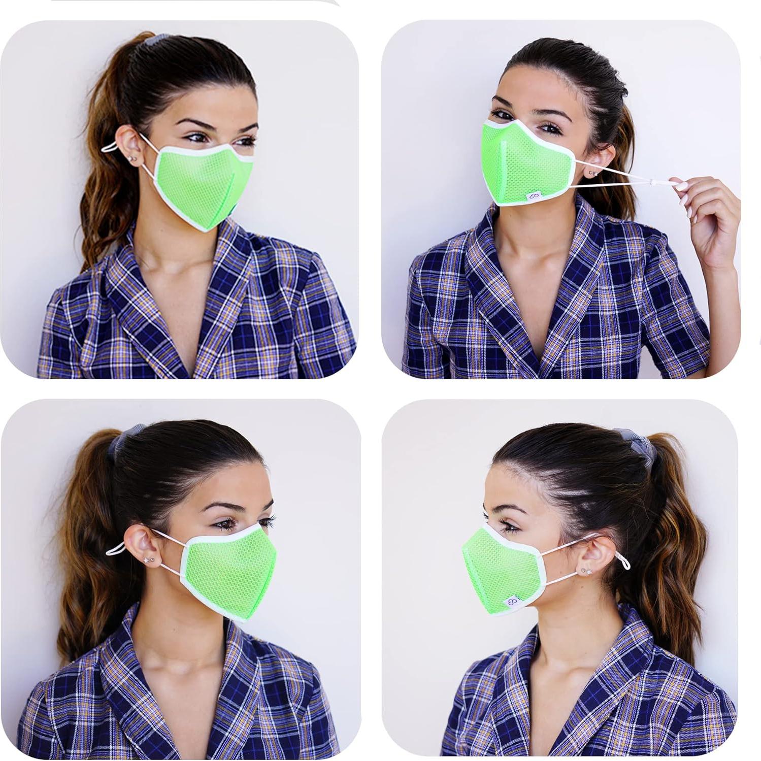 Máscara Facial Deportiva Cloud Airflow Malla para Adulto Pequeño