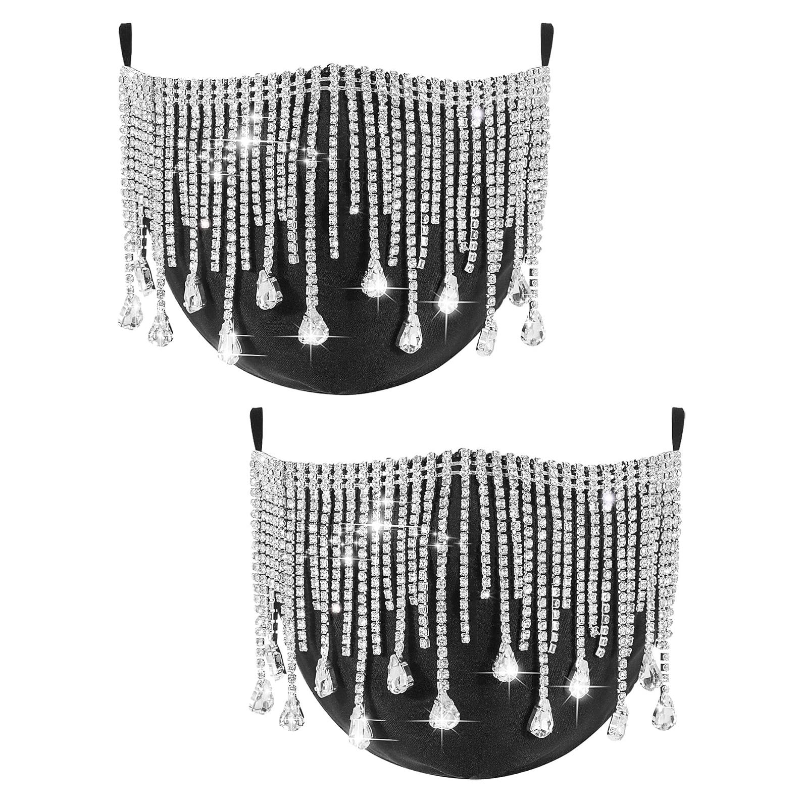 Máscaras de Carnaval Brillantes SATINIOR 2 Piezas para Mujeres