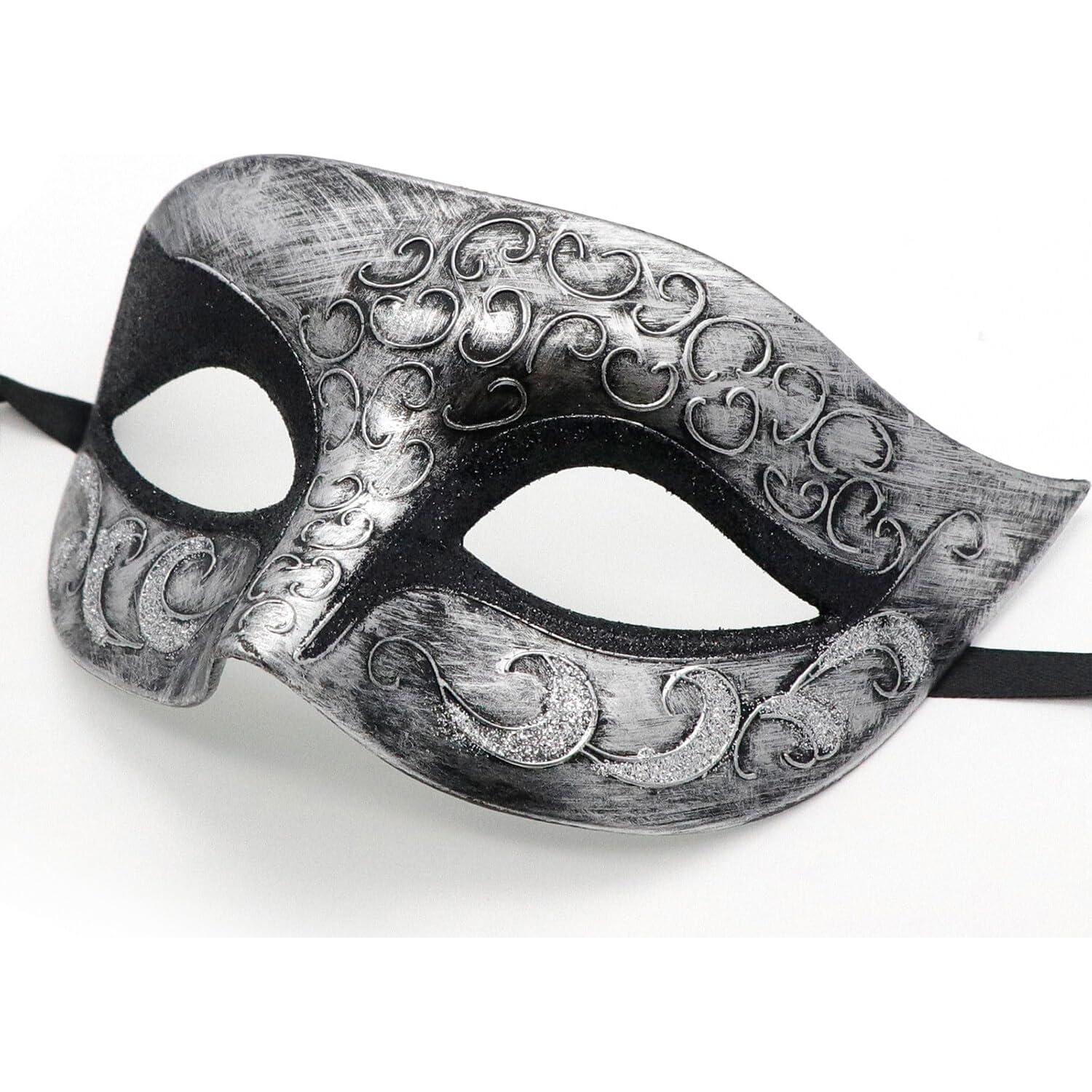 Conjunto de Máscaras para Parejas Coddsmz - Veneciana y Mardi Gras