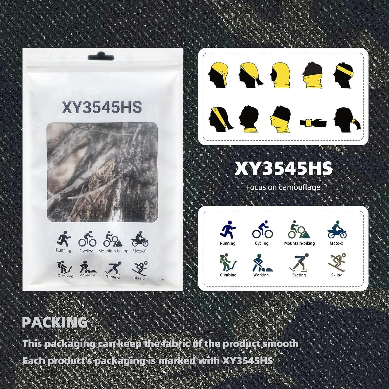 Máscara Balaclava Camo XY3545HS Transpirable UV Unisex