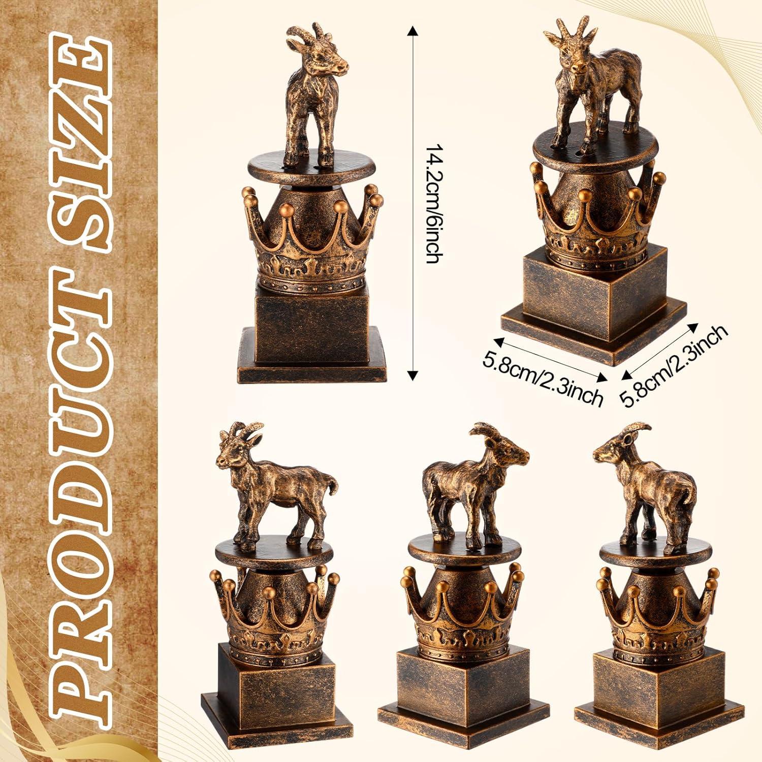 Trofeo Cabra Dorado Bronce WinnerWhy 19.1x10.2cm