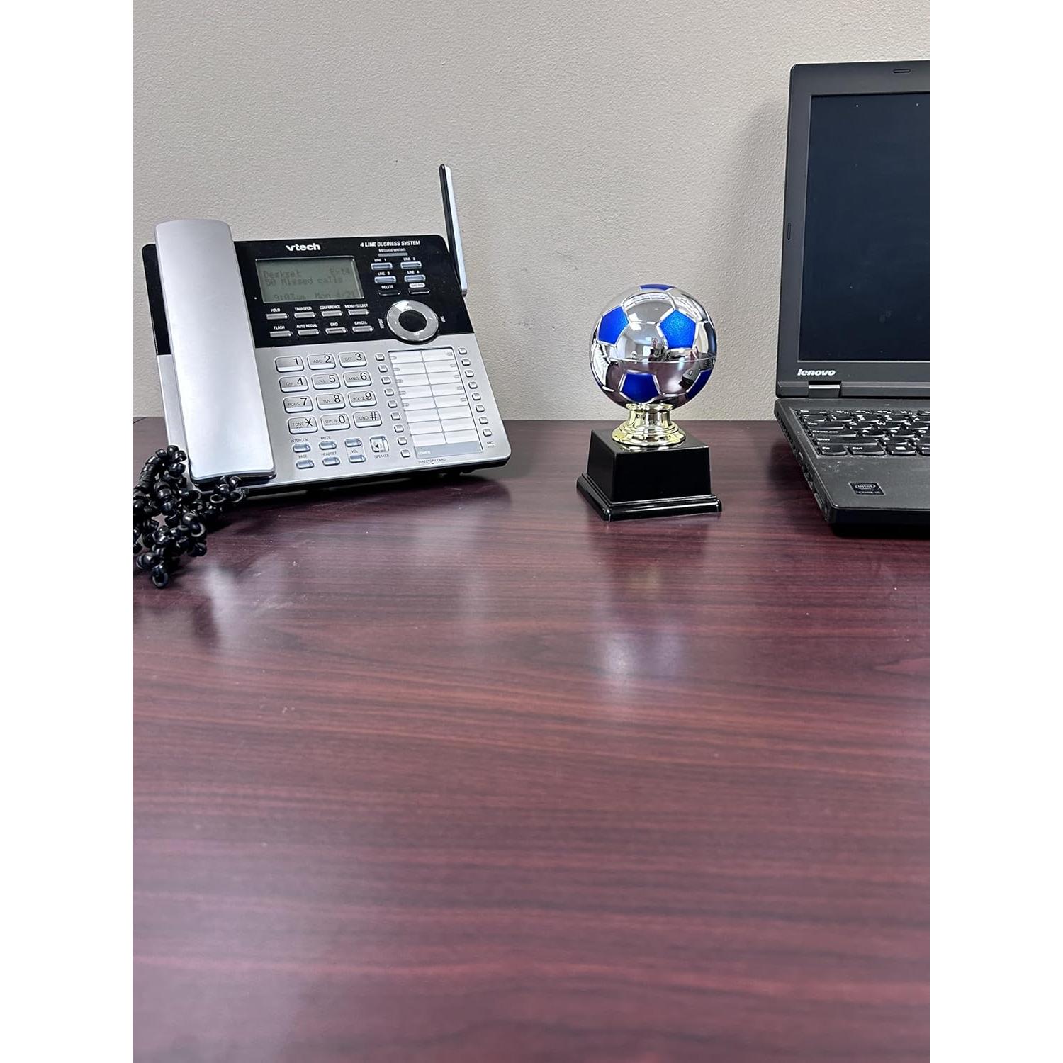 Trofeo de Balón de Fútbol Medallas Express Plateado 15.24cm