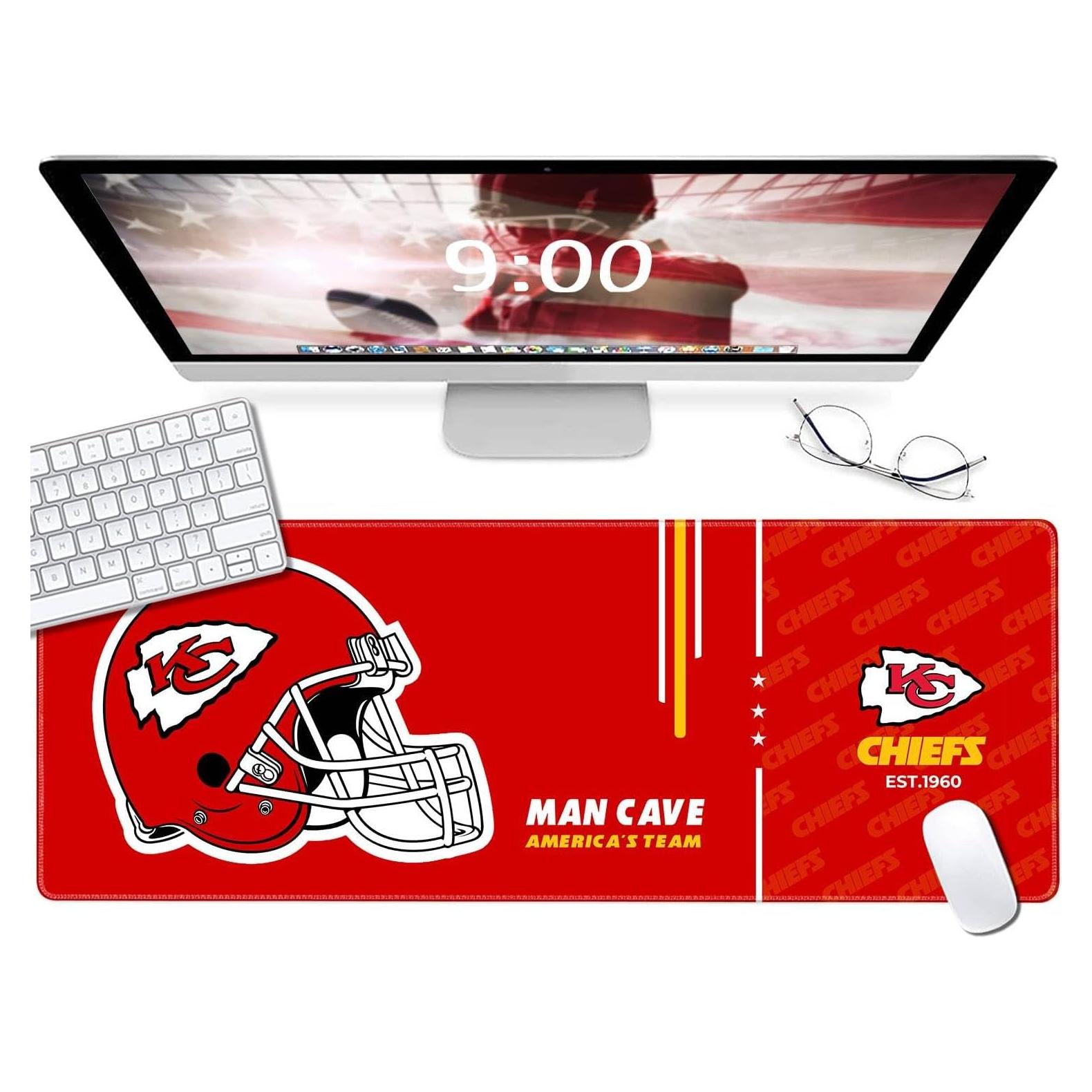 Alfombrilla de Ratón Grande AYYQHC 80x30 cm Bordes Cosidos