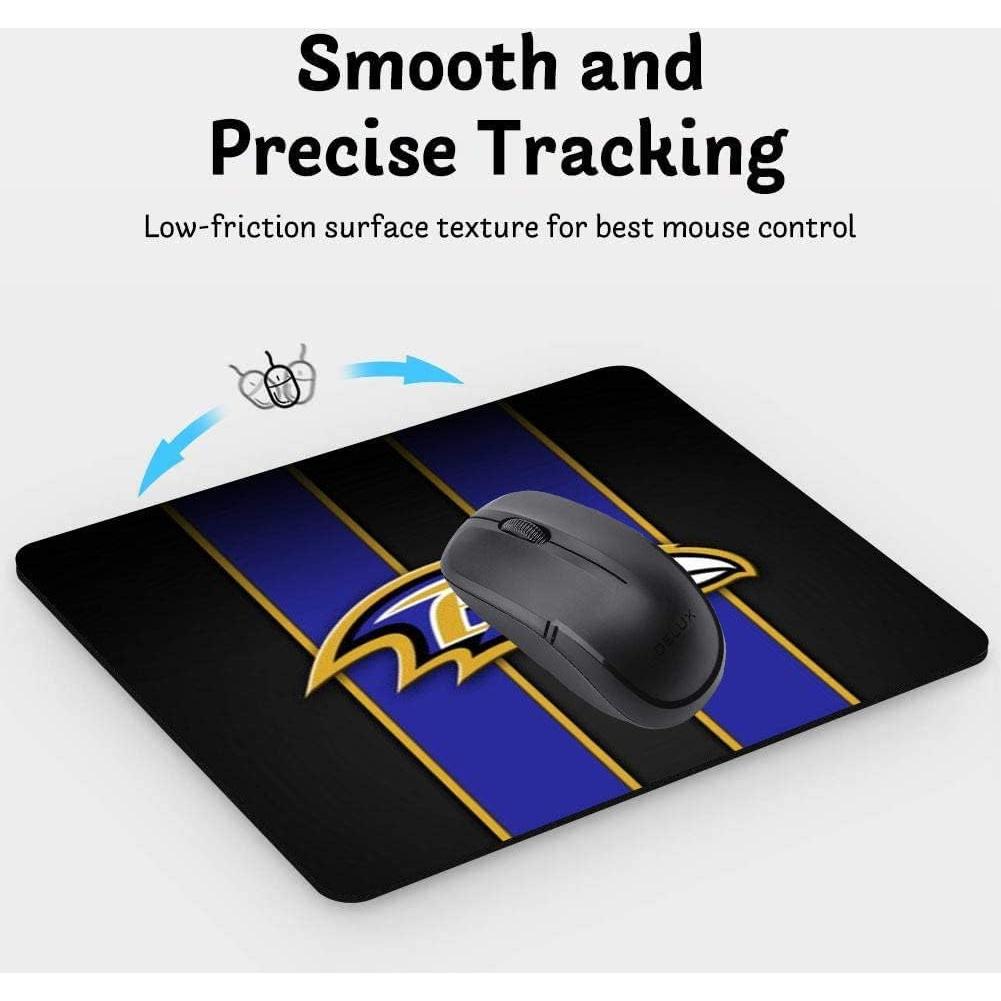 Alfombrilla de Ratón Mialtry DE01-21 Fútbol Rayas Azules 240x200mm