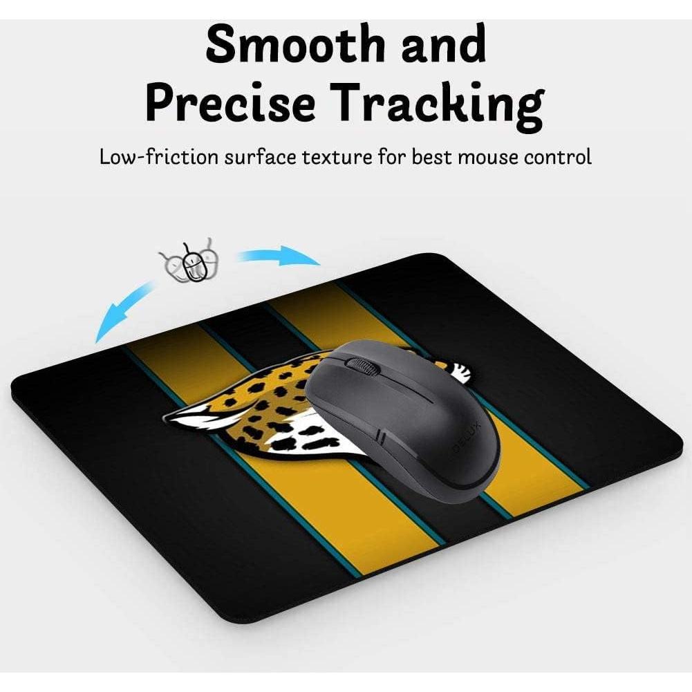 Alfombrilla de Ratón Mialtry DE01-20 Fútbol Rayas Amarillas