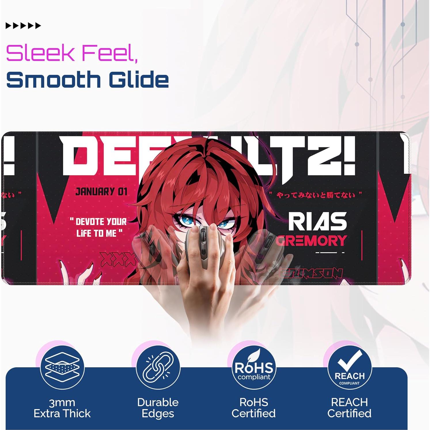 Alfombrilla de Ratón Grande Greekor 80 x 30 cm Antideslizante