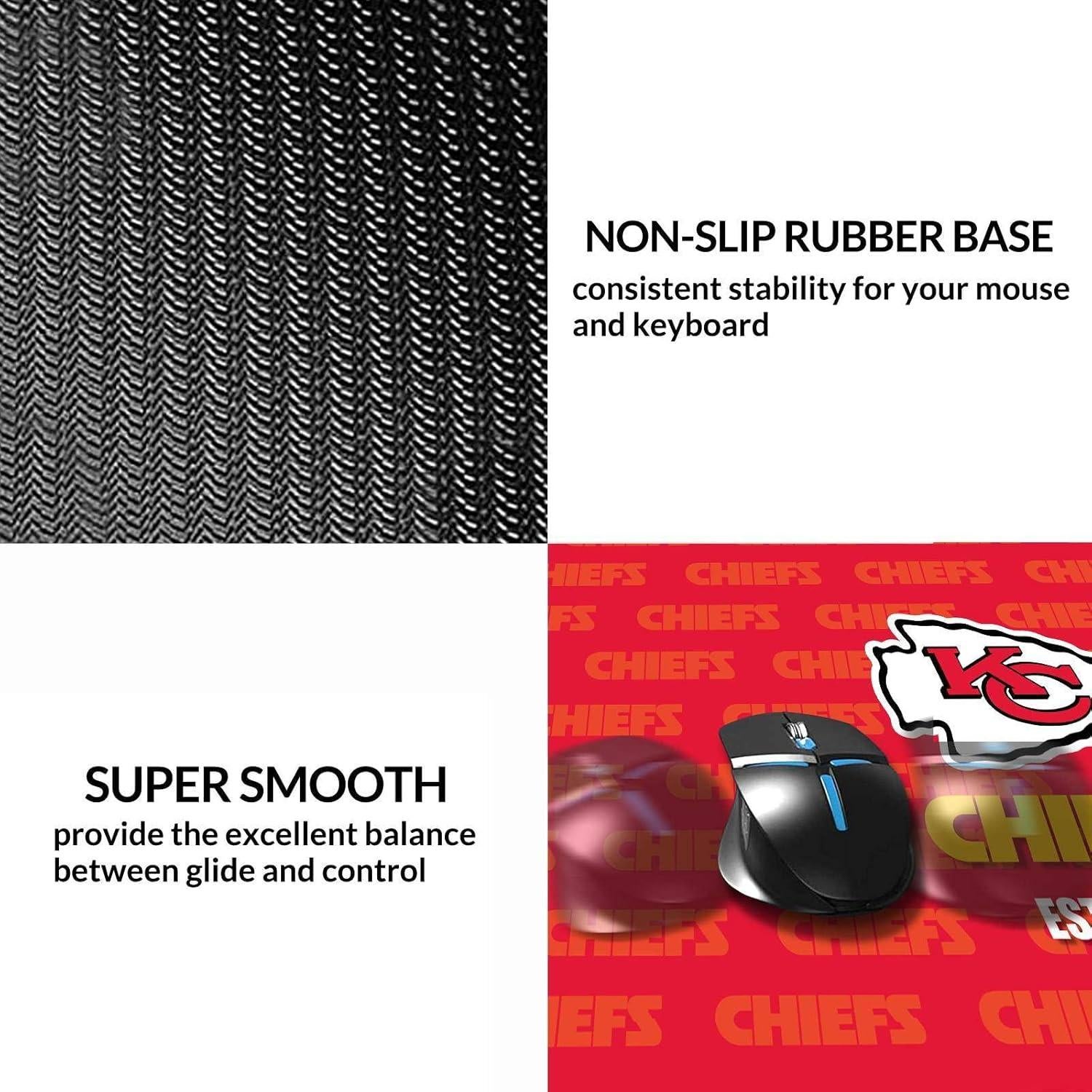 Alfombrilla de Ratón Grande Malogtan 800mm x 300mm Antideslizante