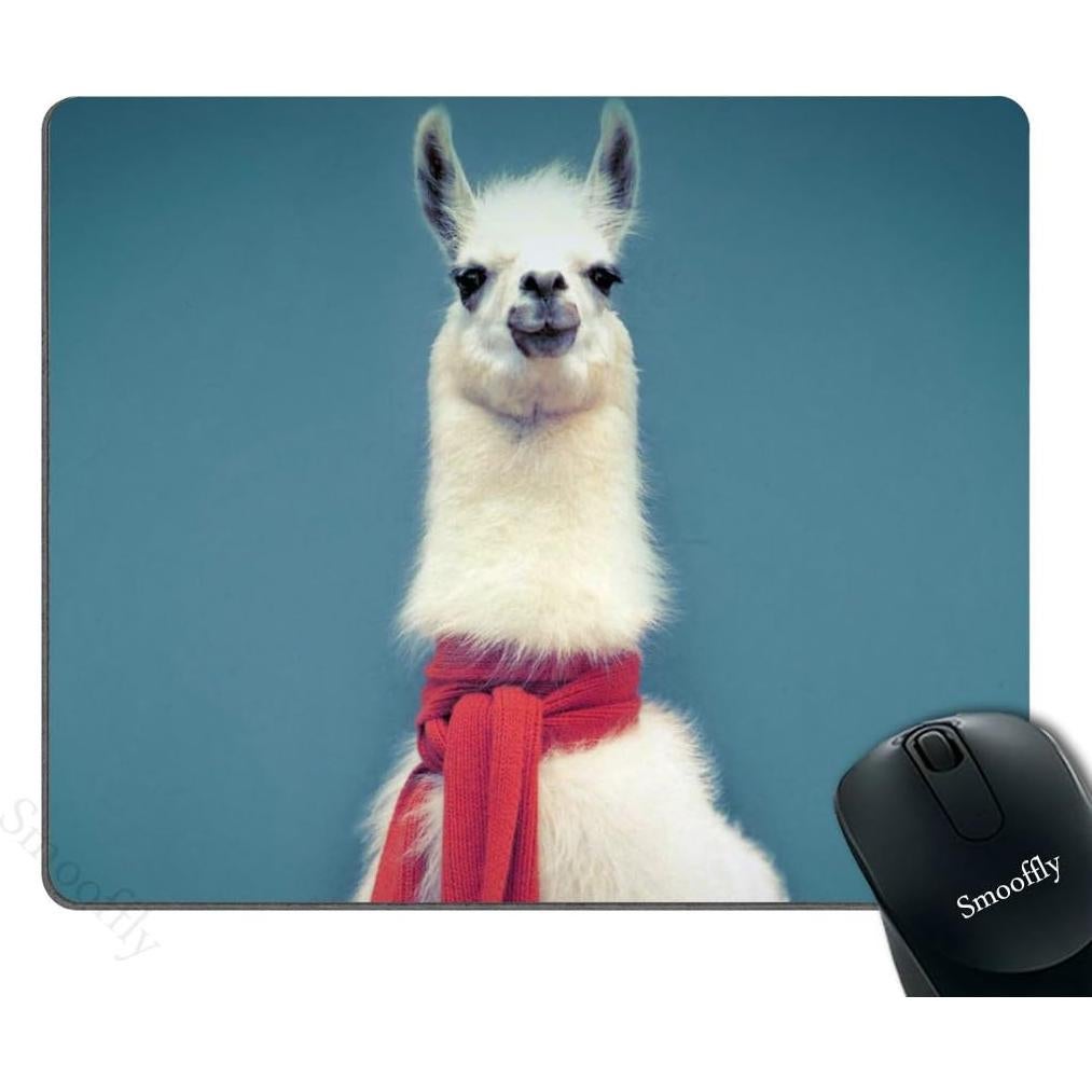 Alfombrilla de Ratón Gaming Smooffly Llama Hipster 240x200mm