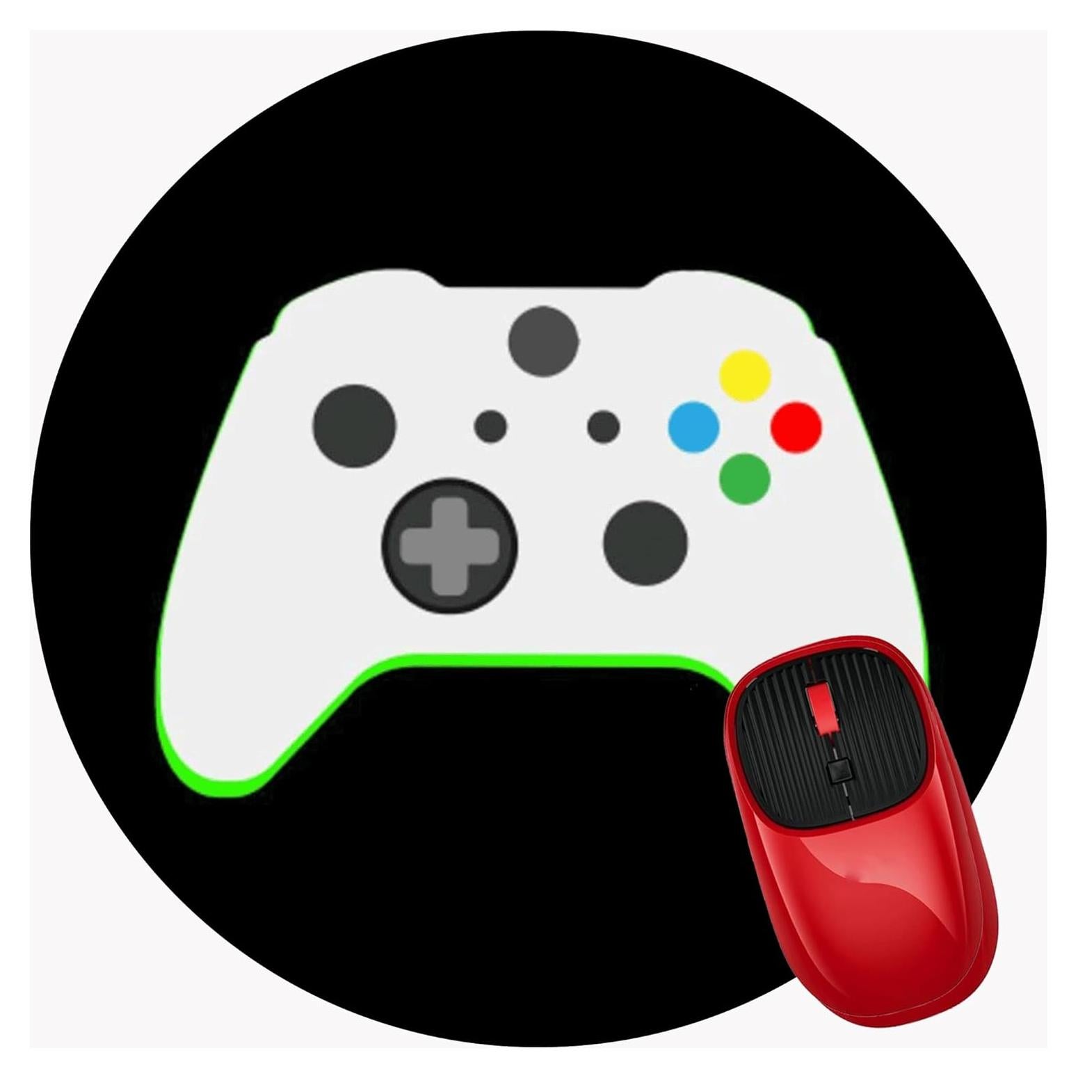 Alfombrilla de Ratón Redonda SUFPMP Gamer 20 cm Antideslizante