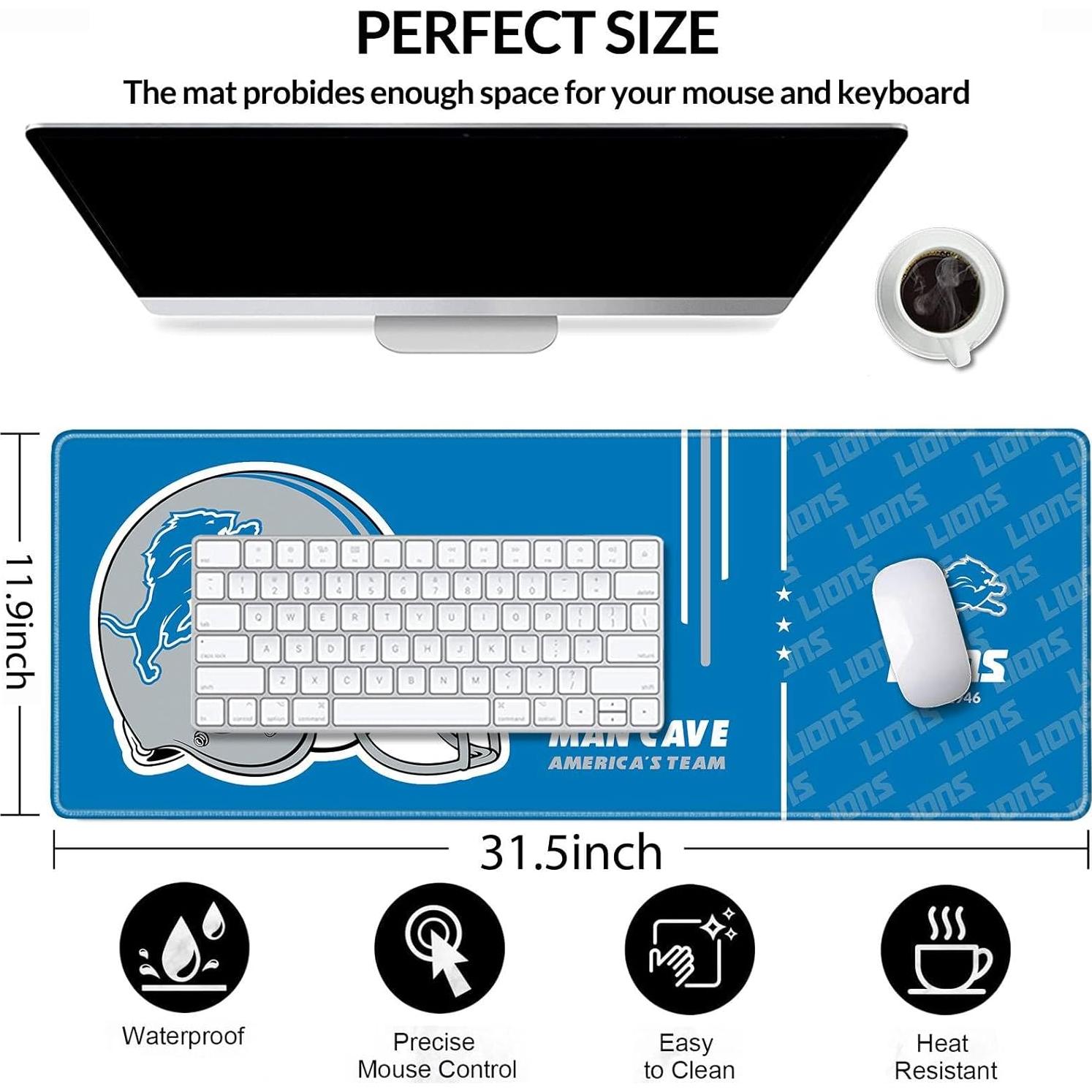 Alfombrilla de Ratón Grande AYYQHC 80x30 cm Antideslizante
