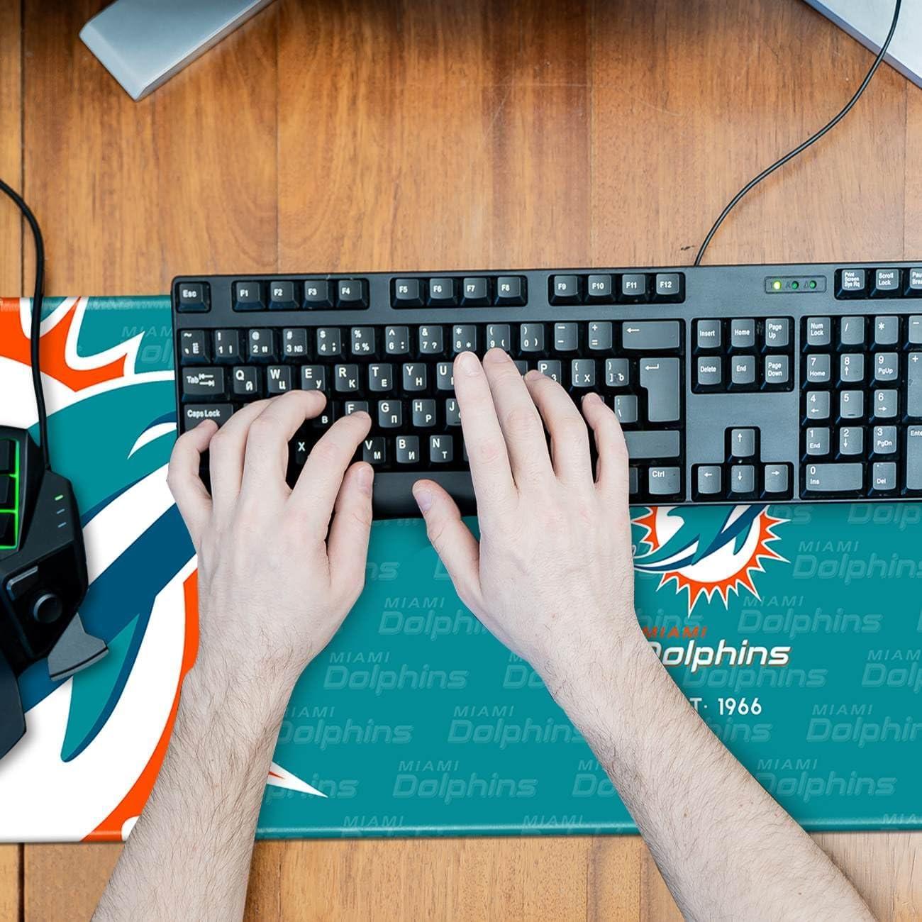 Alfombrilla de Ratón Grande Malogtan 800mm x 300mm Verde Fútbol