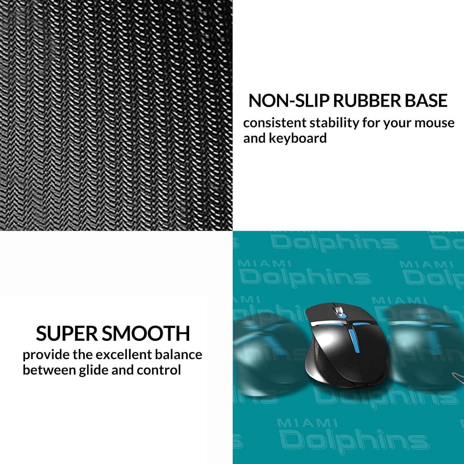 Alfombrilla de Ratón Grande Malogtan 800mm x 300mm Verde Fútbol