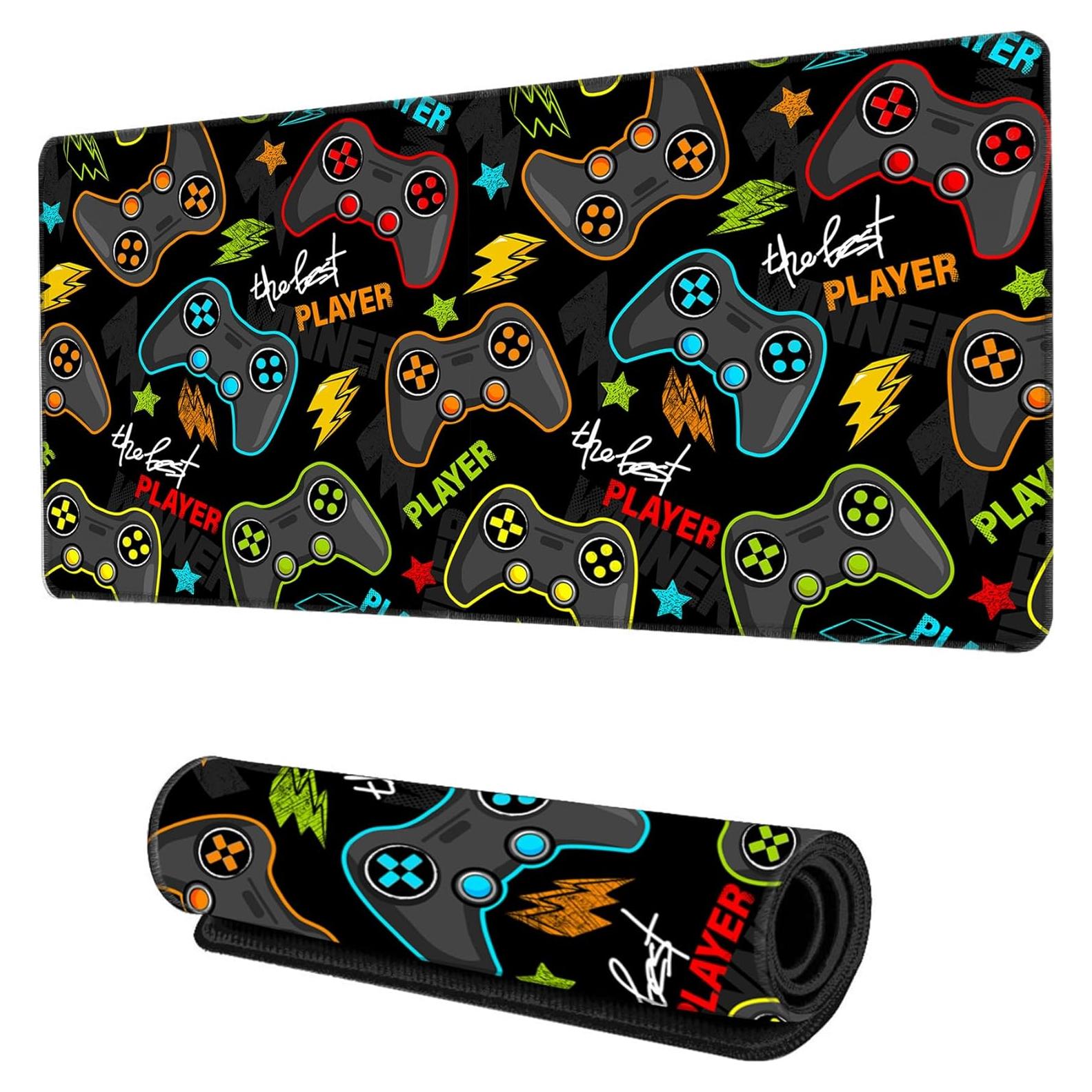 Alfombrilla de Ratón AOWULA Ampliada 80x40cm Antideslizante