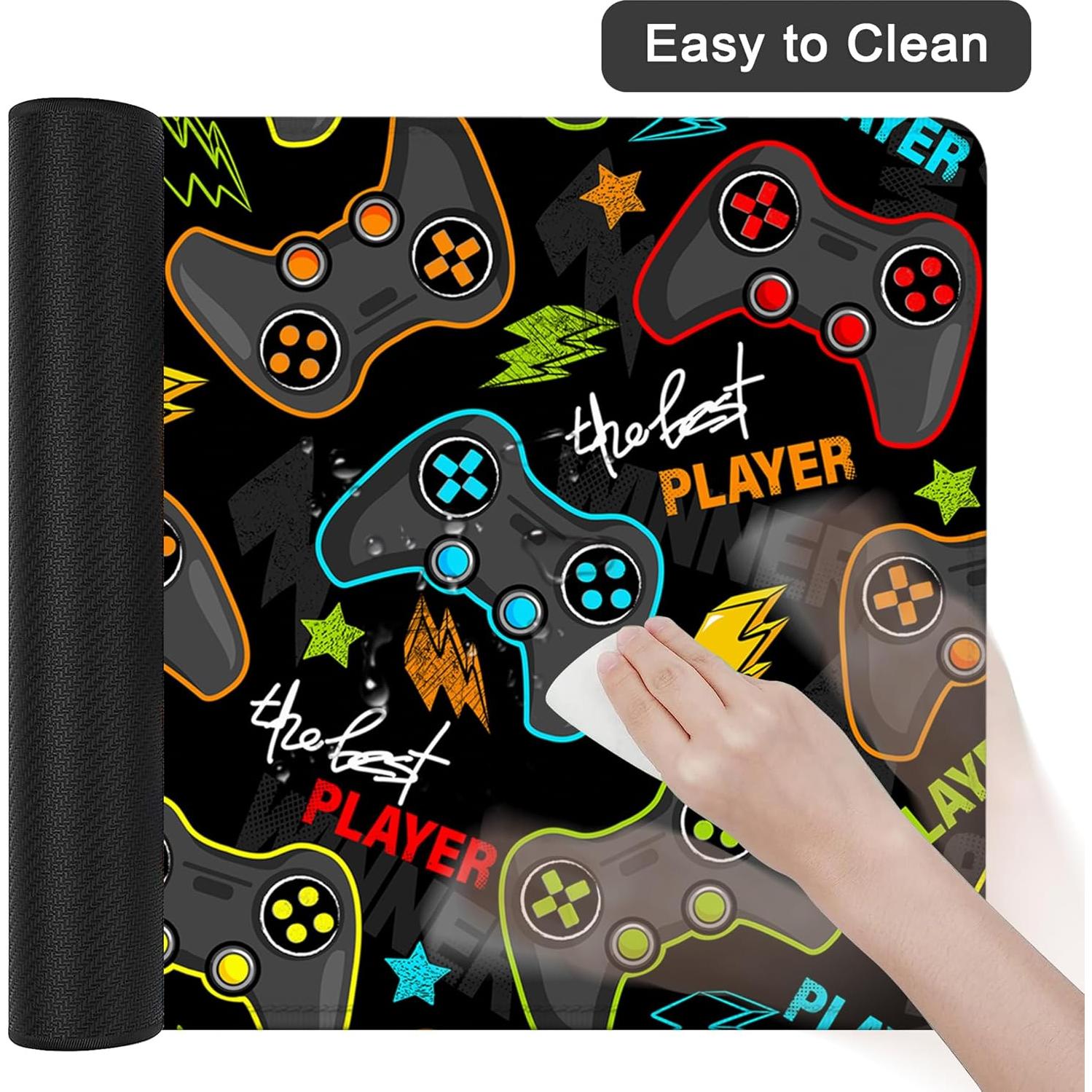 Alfombrilla de Ratón AOWULA Ampliada 80x40cm Antideslizante