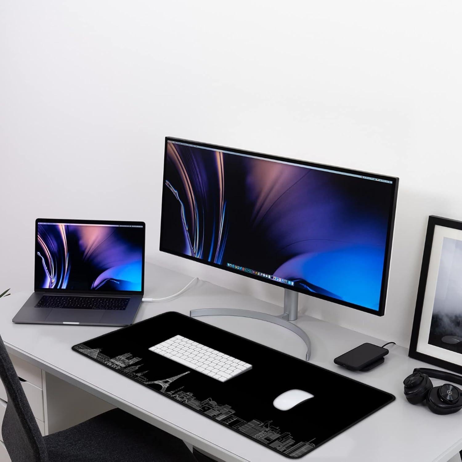 Alfombrilla de Ratón Grande IndigoCase 80x40 cm Antideslizante