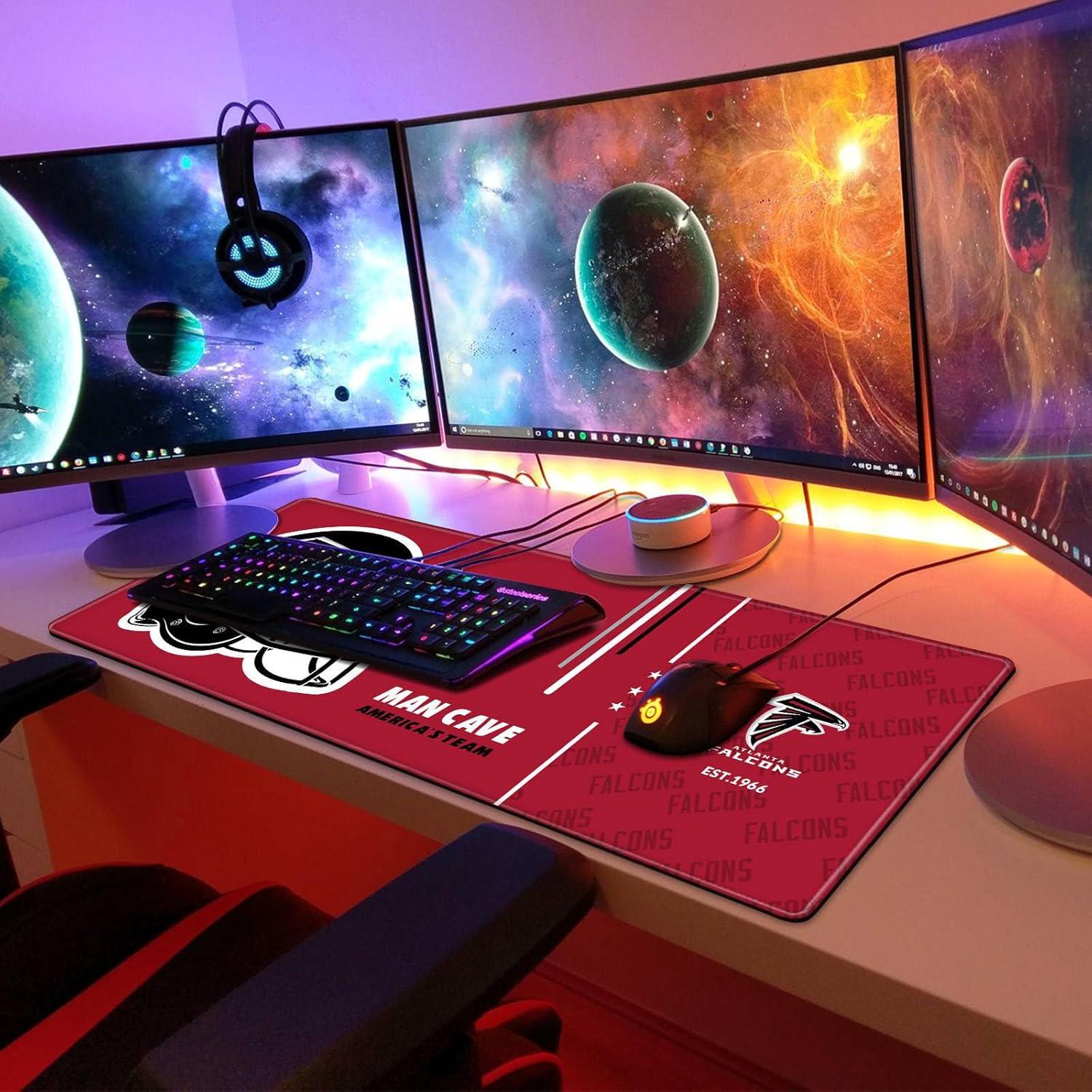 Alfombrilla de Ratón Grande AYYQHC 80x30 cm Bordes Cosidos