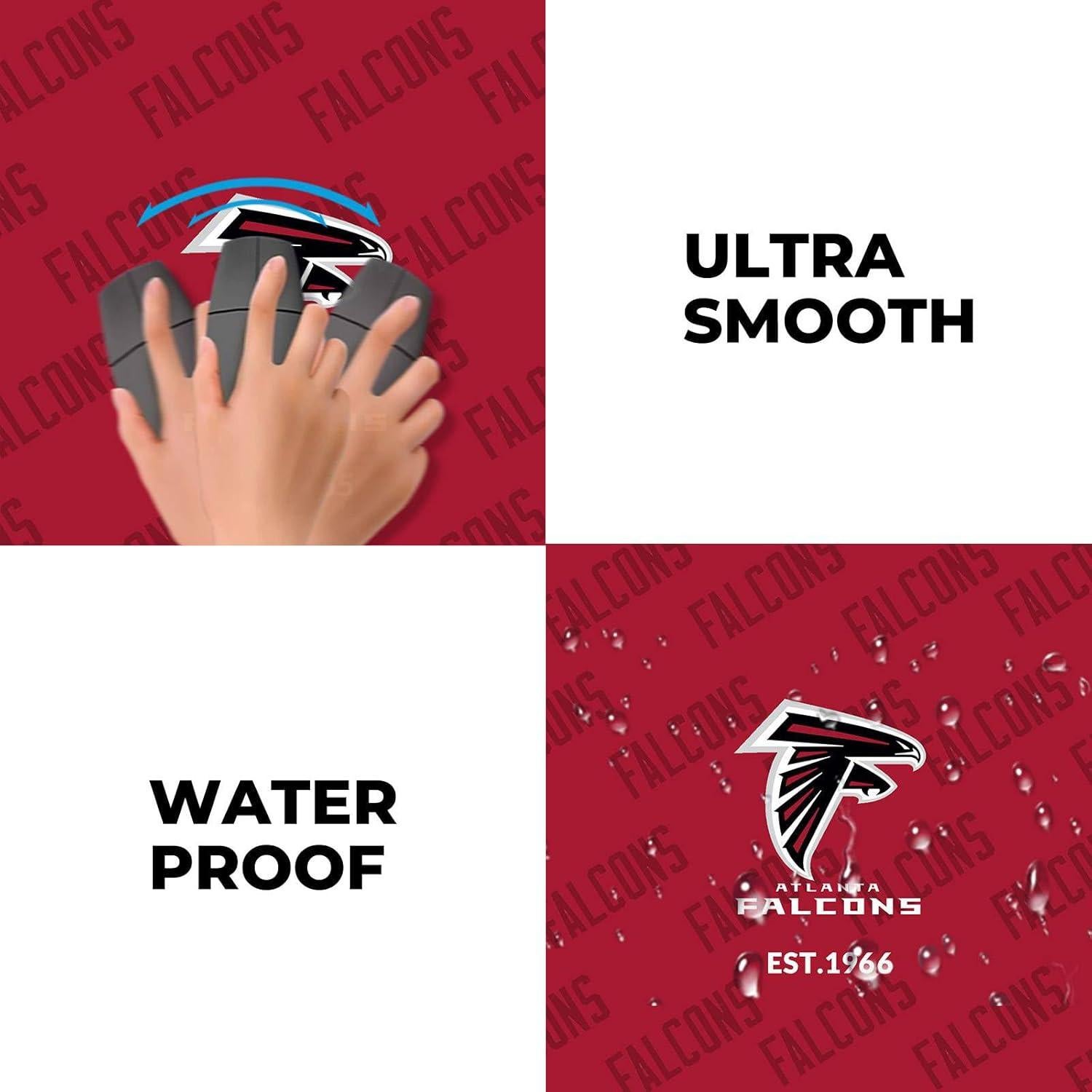 Alfombrilla de Ratón Grande AYYQHC 80x30 cm Bordes Cosidos