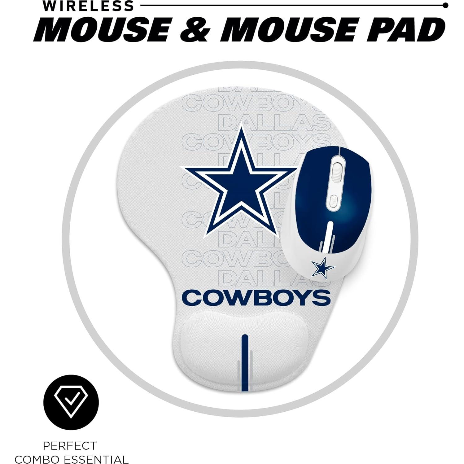 Mouse Inalámbrico y Alfombrilla SOAR NFL Delfines Miami