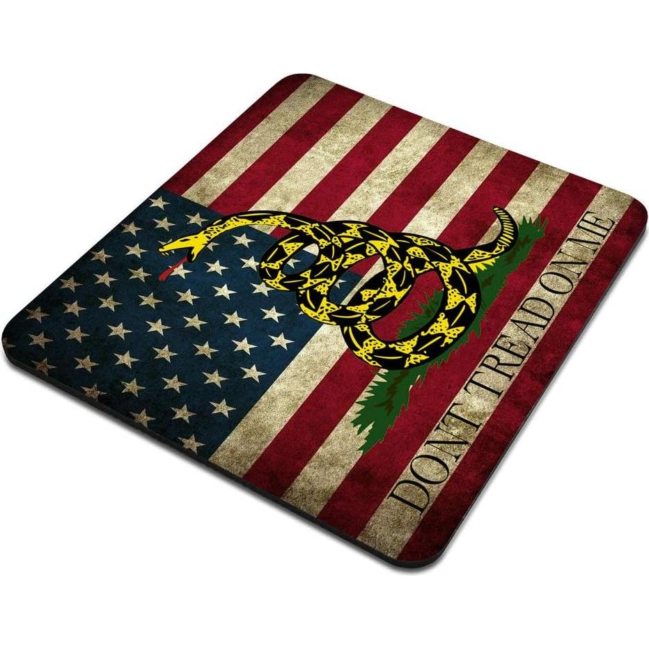 Alfombrilla de Ratón Amcove Diseño Retro Bandera Americana 240x200mm