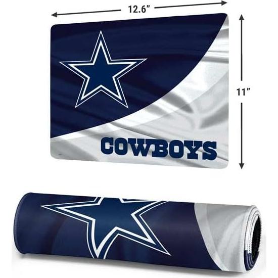 Alfombrilla de Ratón Skinit Dallas Cowboys 32x27.9cm Antideslizante