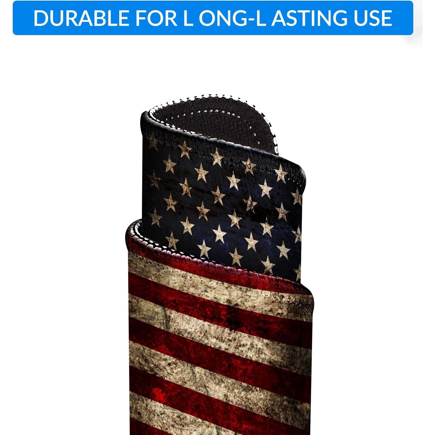 Alfombrilla de Ratón WTJGHY Antideslizante Bandera Americana 240x200mm